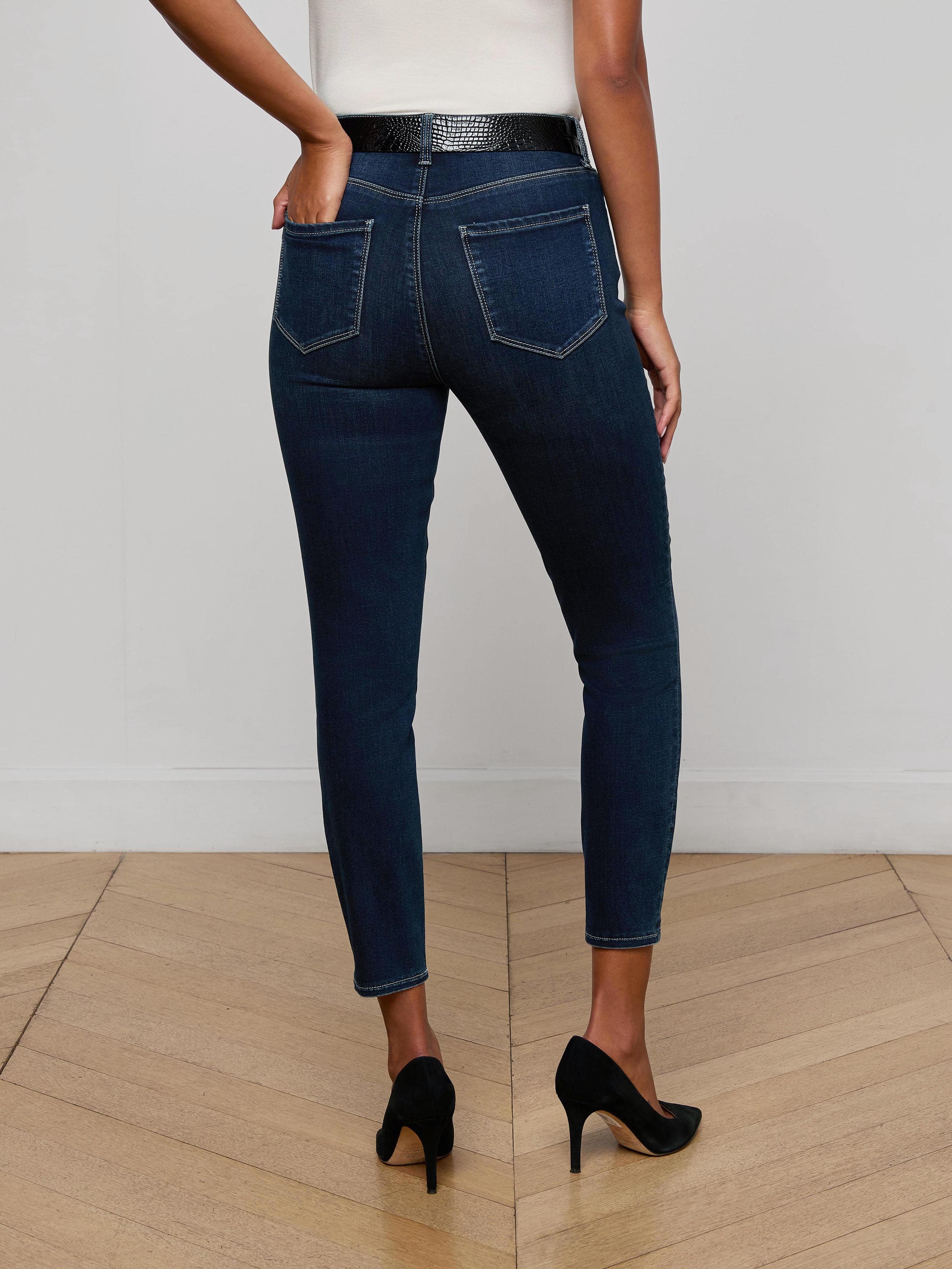 L'AGENCE - Margot Cropped Skinny Jean - Image 4