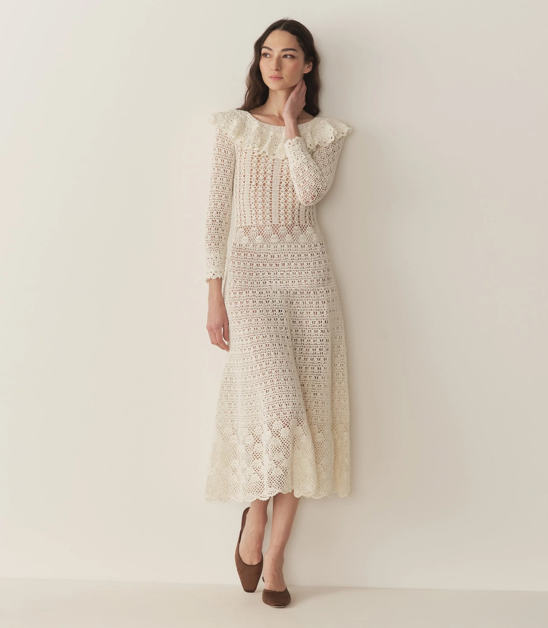 DÔEN - MARGOT DRESS -- PEARL - Image 4