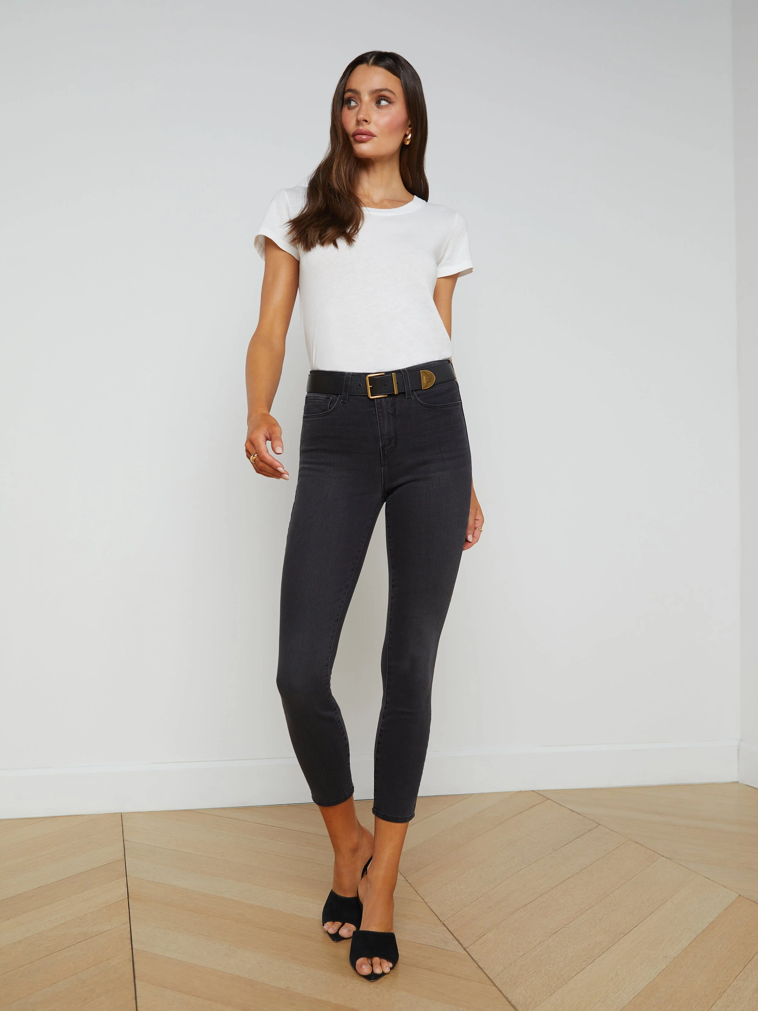 L'AGENCE - Margot Cropped Skinny Jean - Image 6