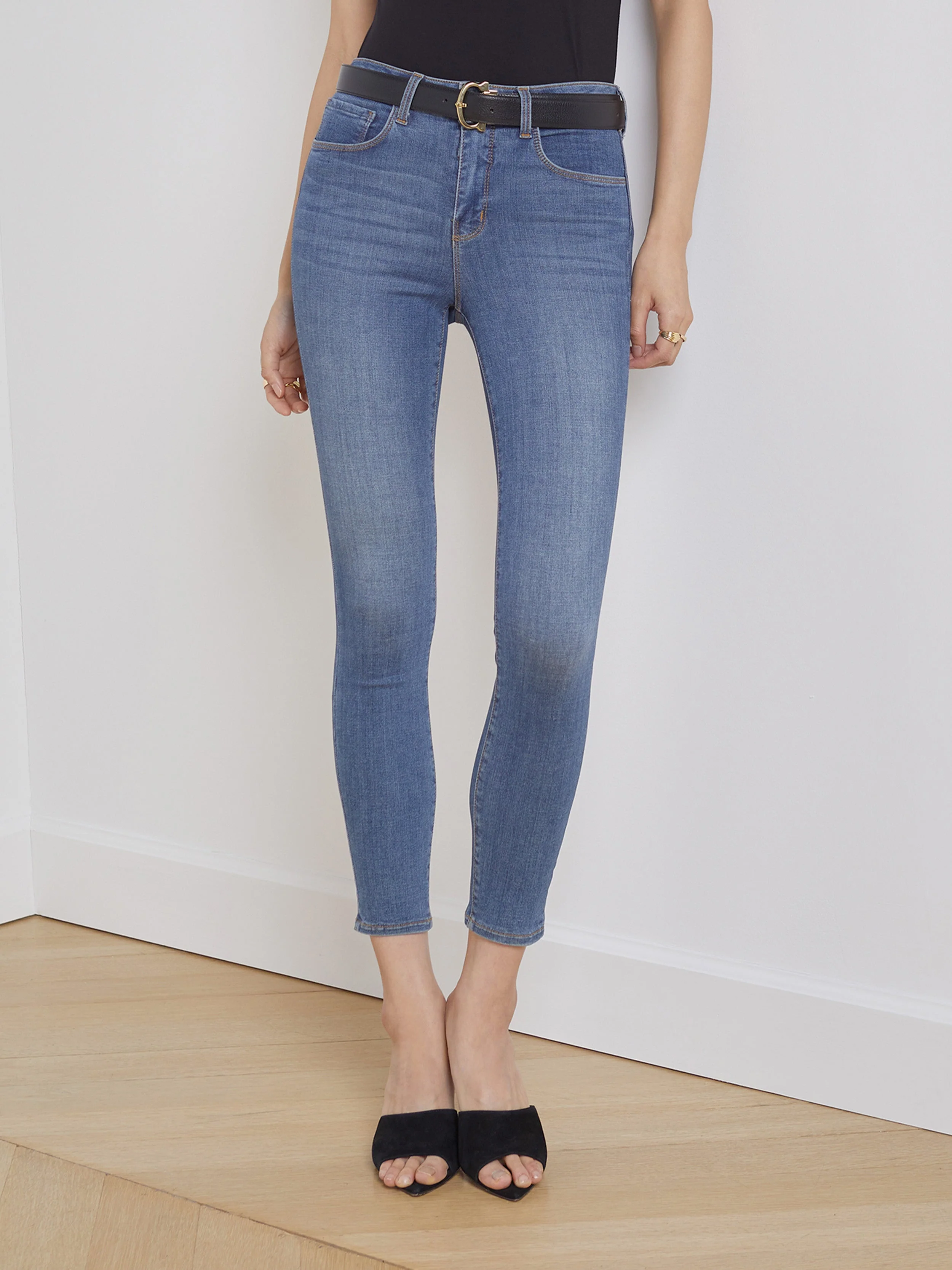 L'AGENCE - Margot Cropped Skinny Jean - Image 2