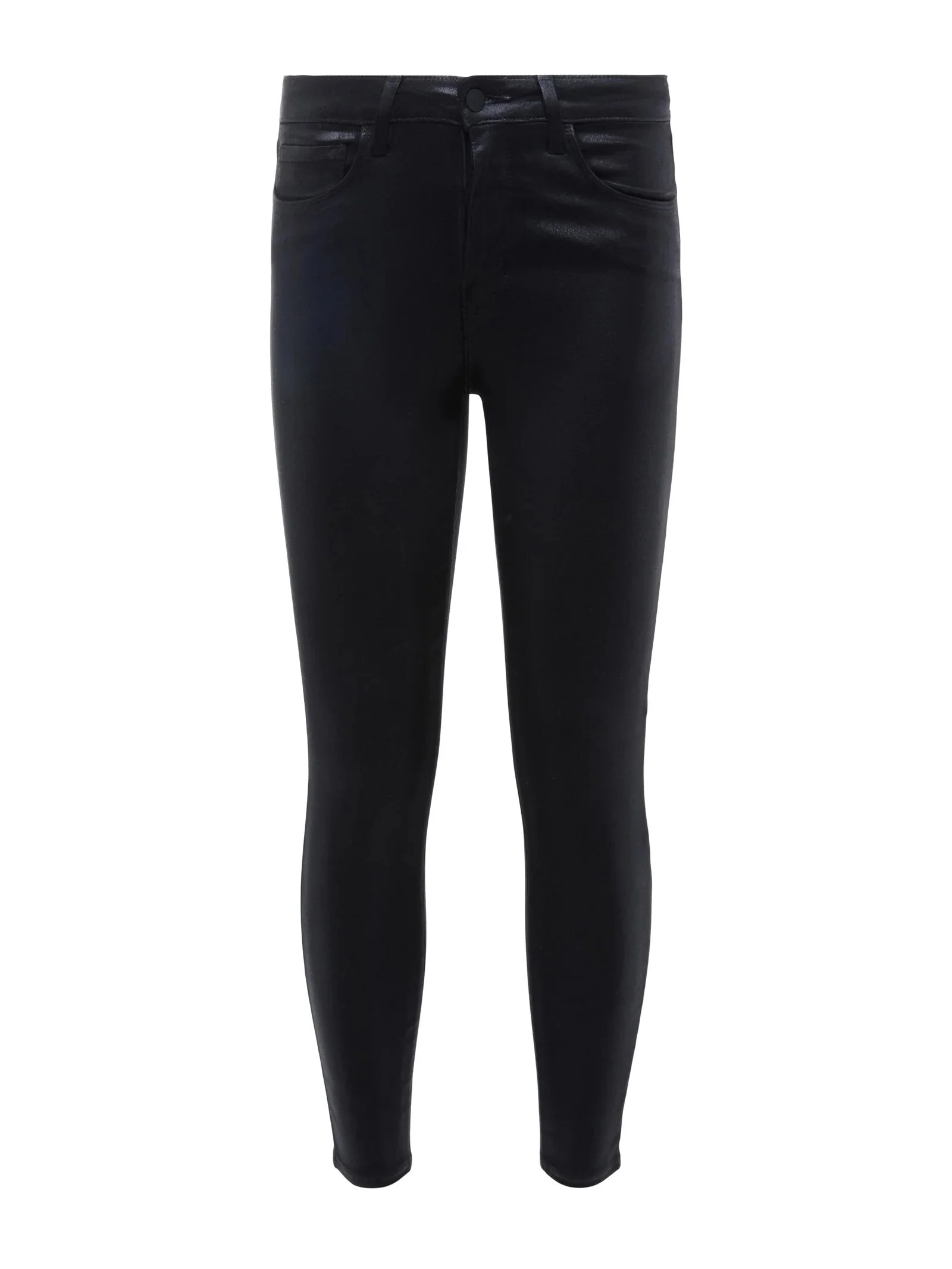 L'AGENCE - Margot Coated Cropped Skinny Jean - Image 10