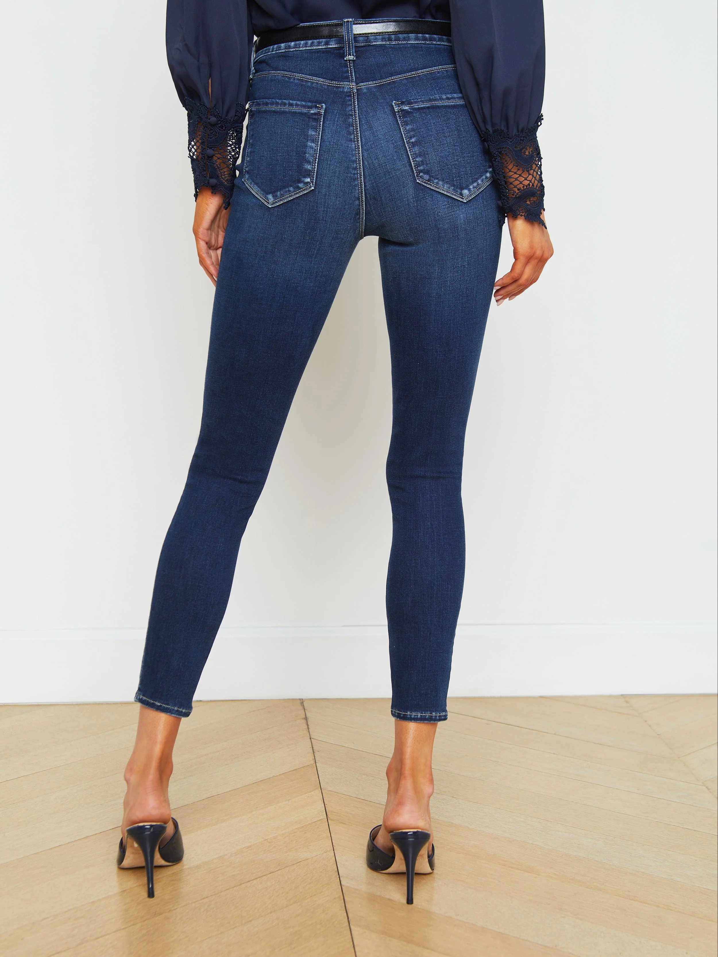 L'AGENCE - Margot Cropped Skinny Jean - Image 4