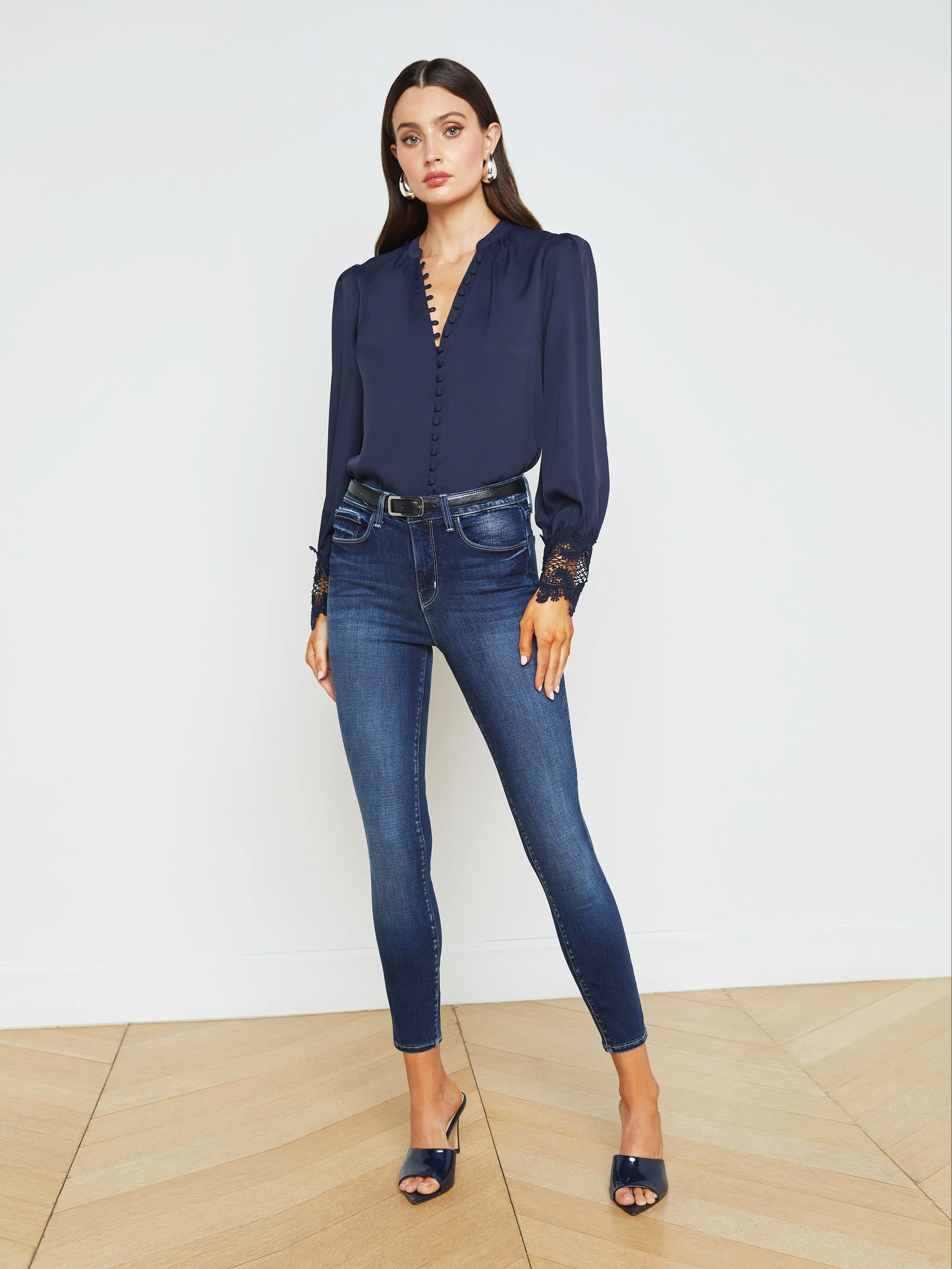 L'AGENCE - Margot Cropped Skinny Jean - Image 6