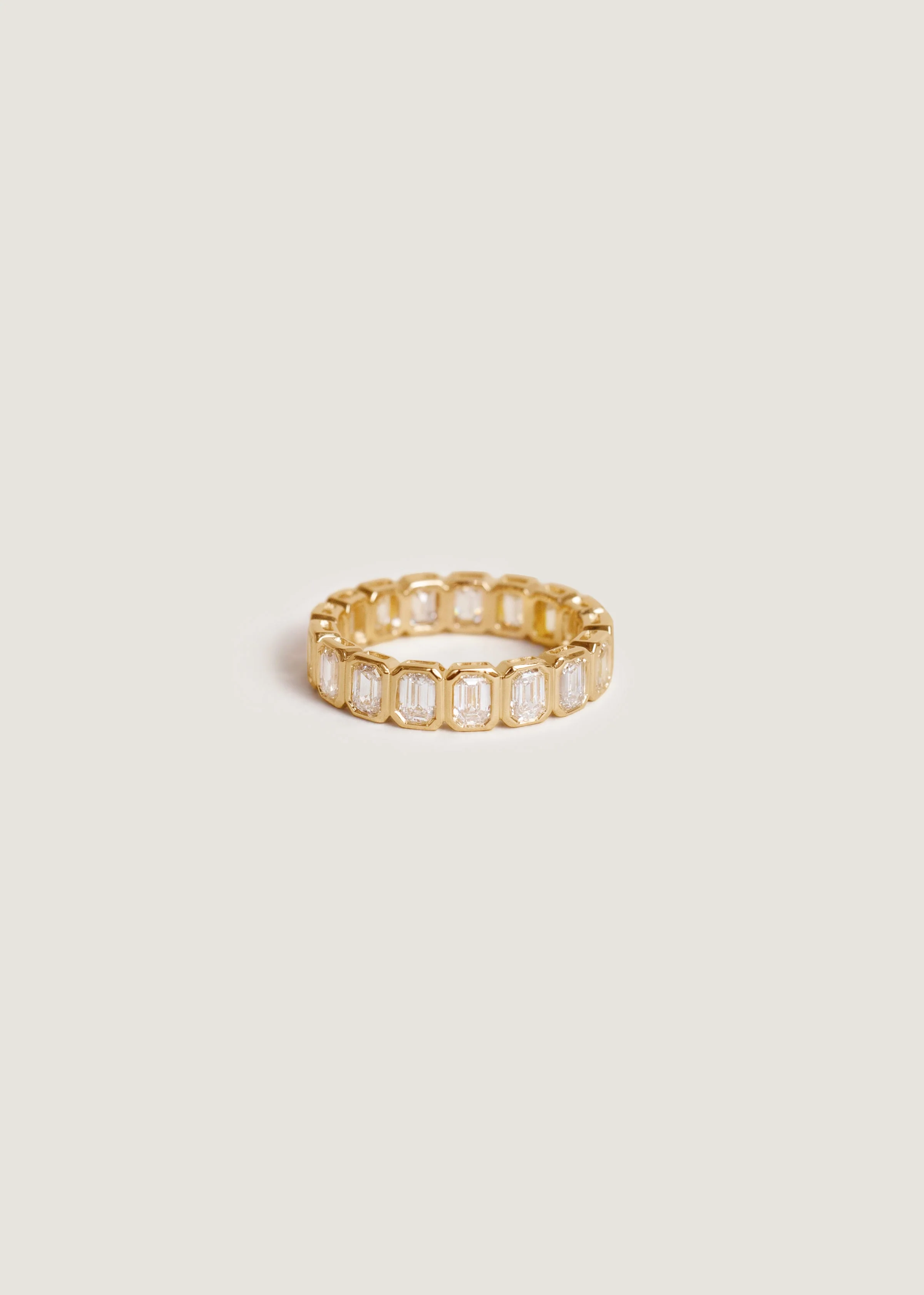 Kinn - Margot Emerald Cut Eternity Ring Diamond