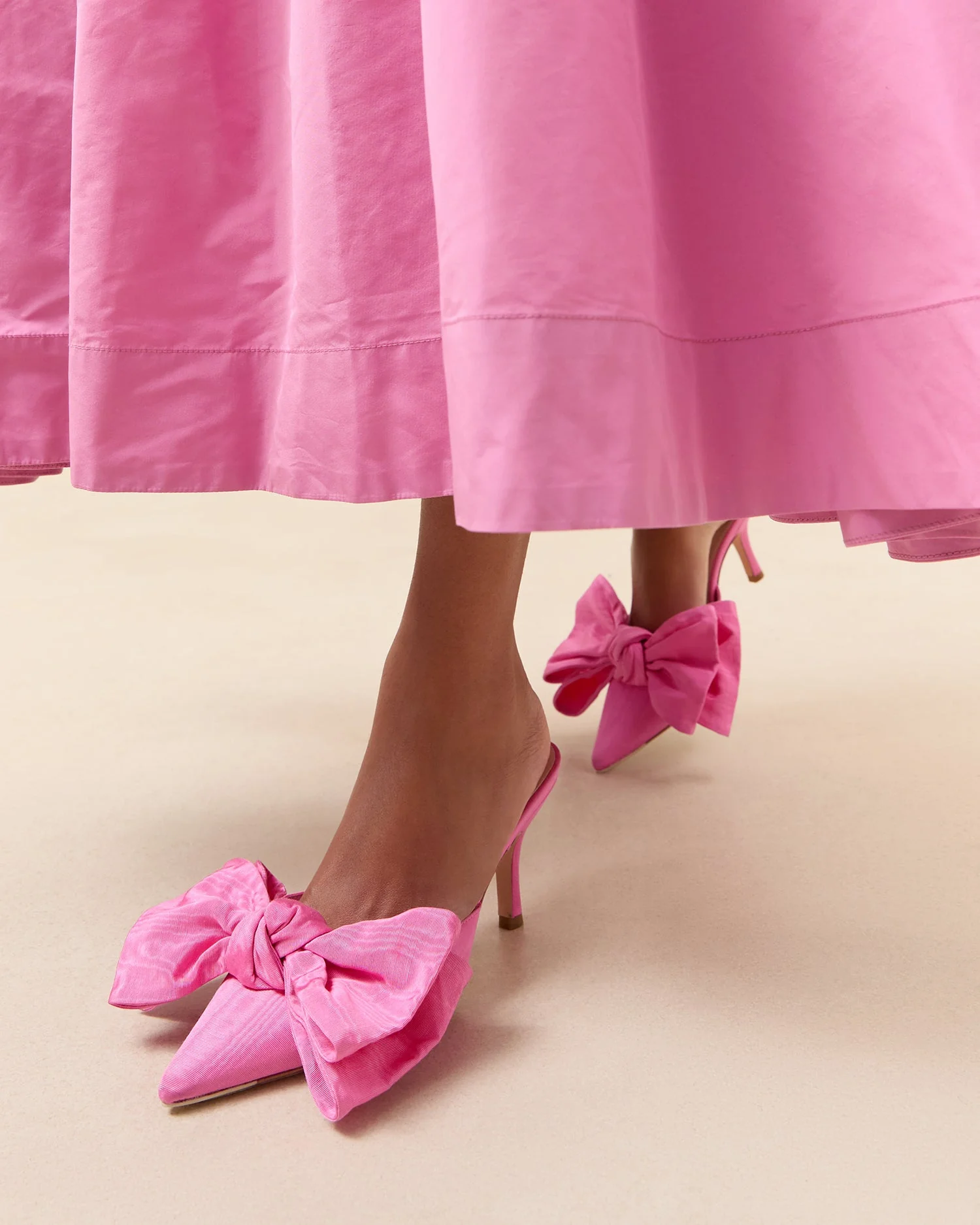 Loeffler Randall - Margot Rose Moiré Bow Mule - Image 2