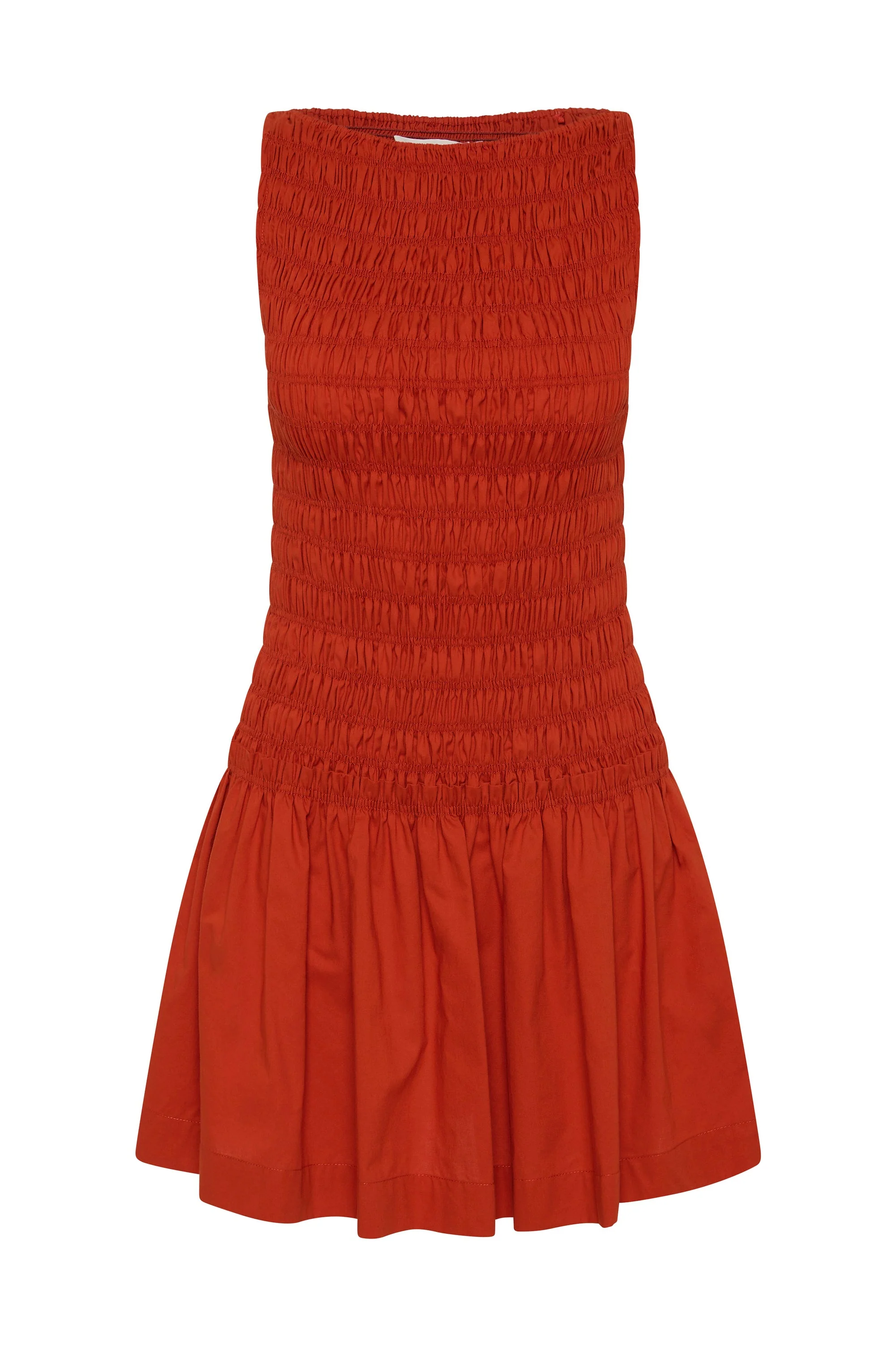 Faithfull - Maria Mini Dress Dusty Tomato - Image 7