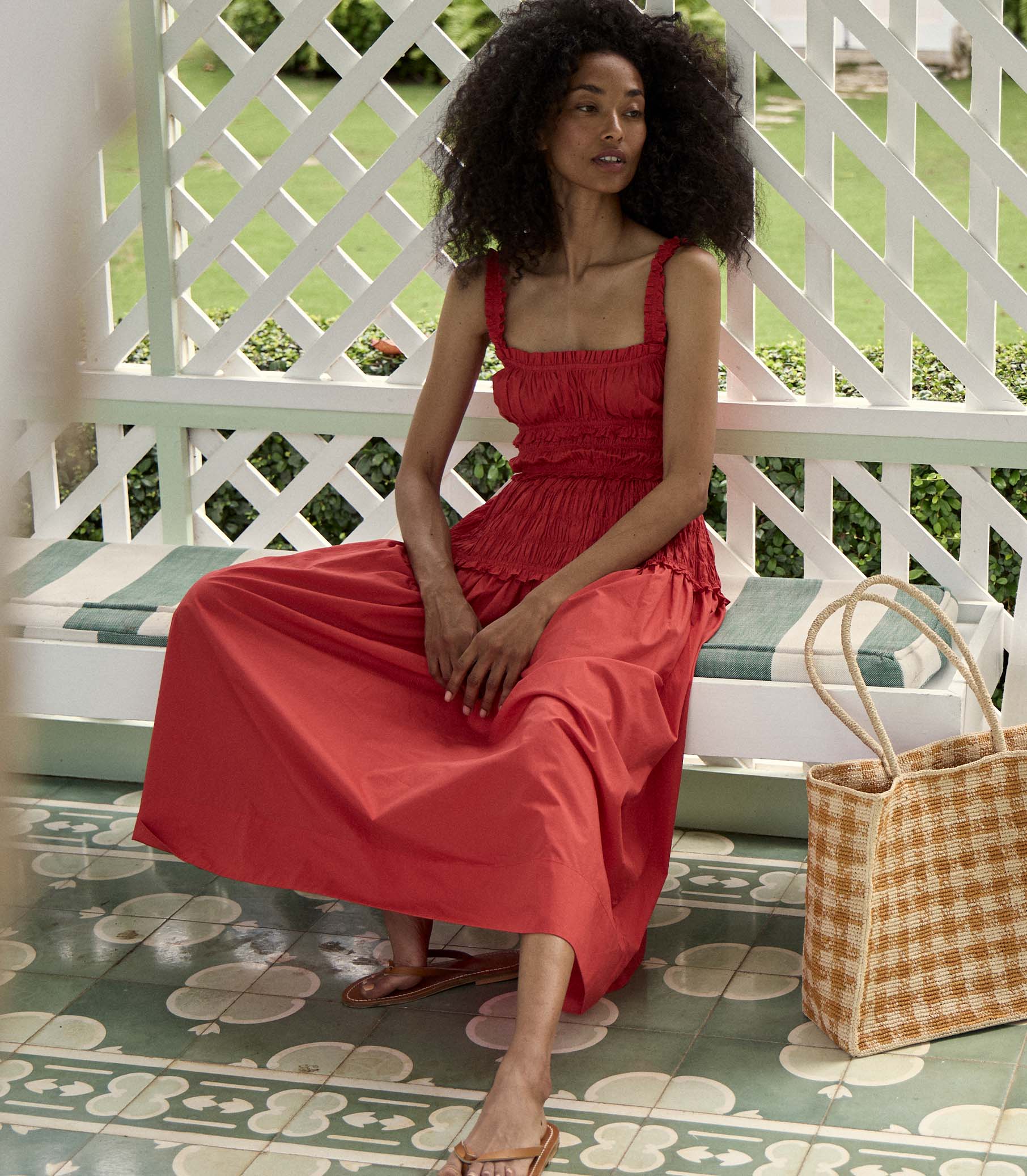DÔEN - MARIANNE DRESS -- SCARLET - Image 4