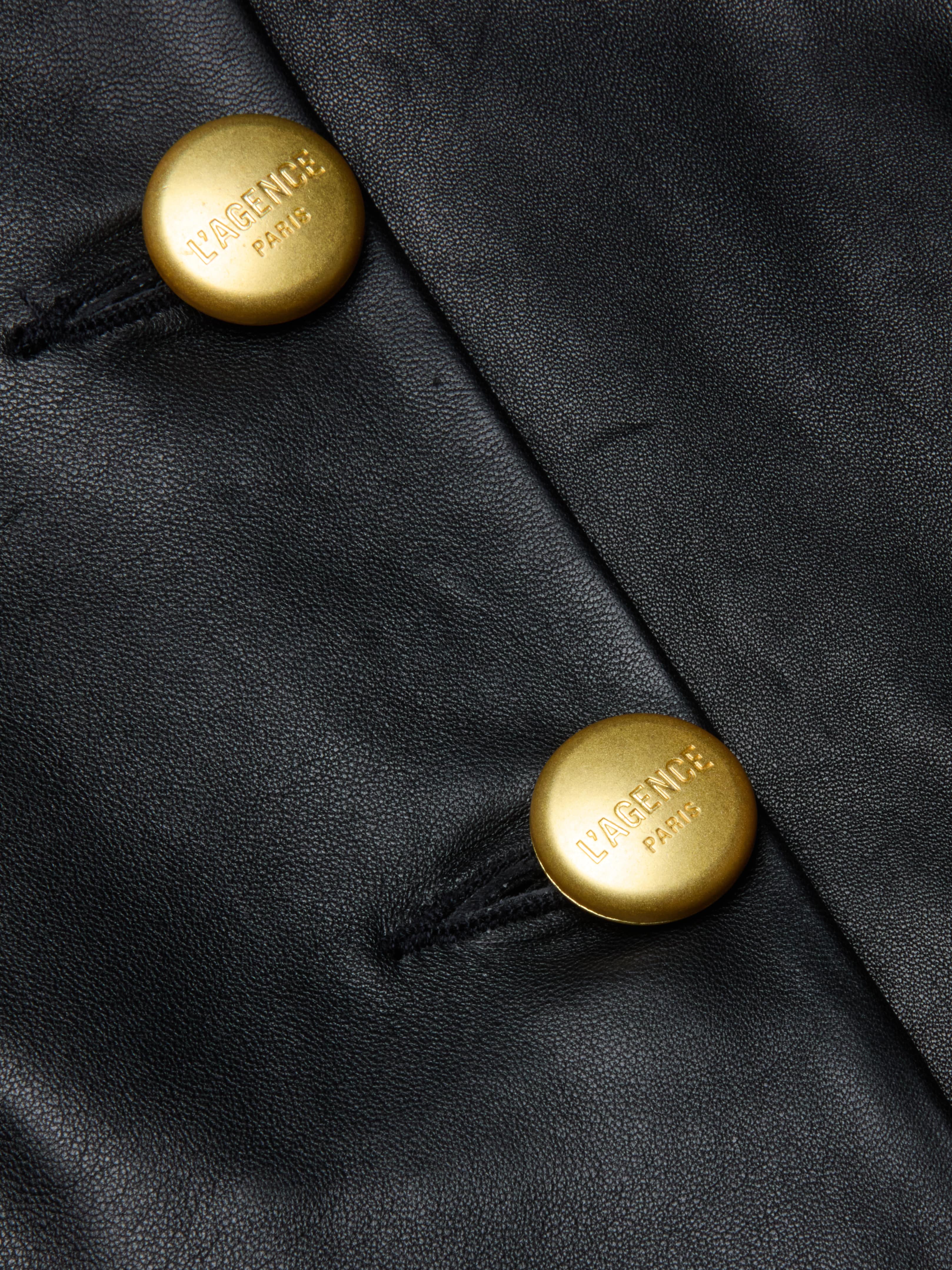 L'AGENCE - Mariella Leather Jacket - Image 11