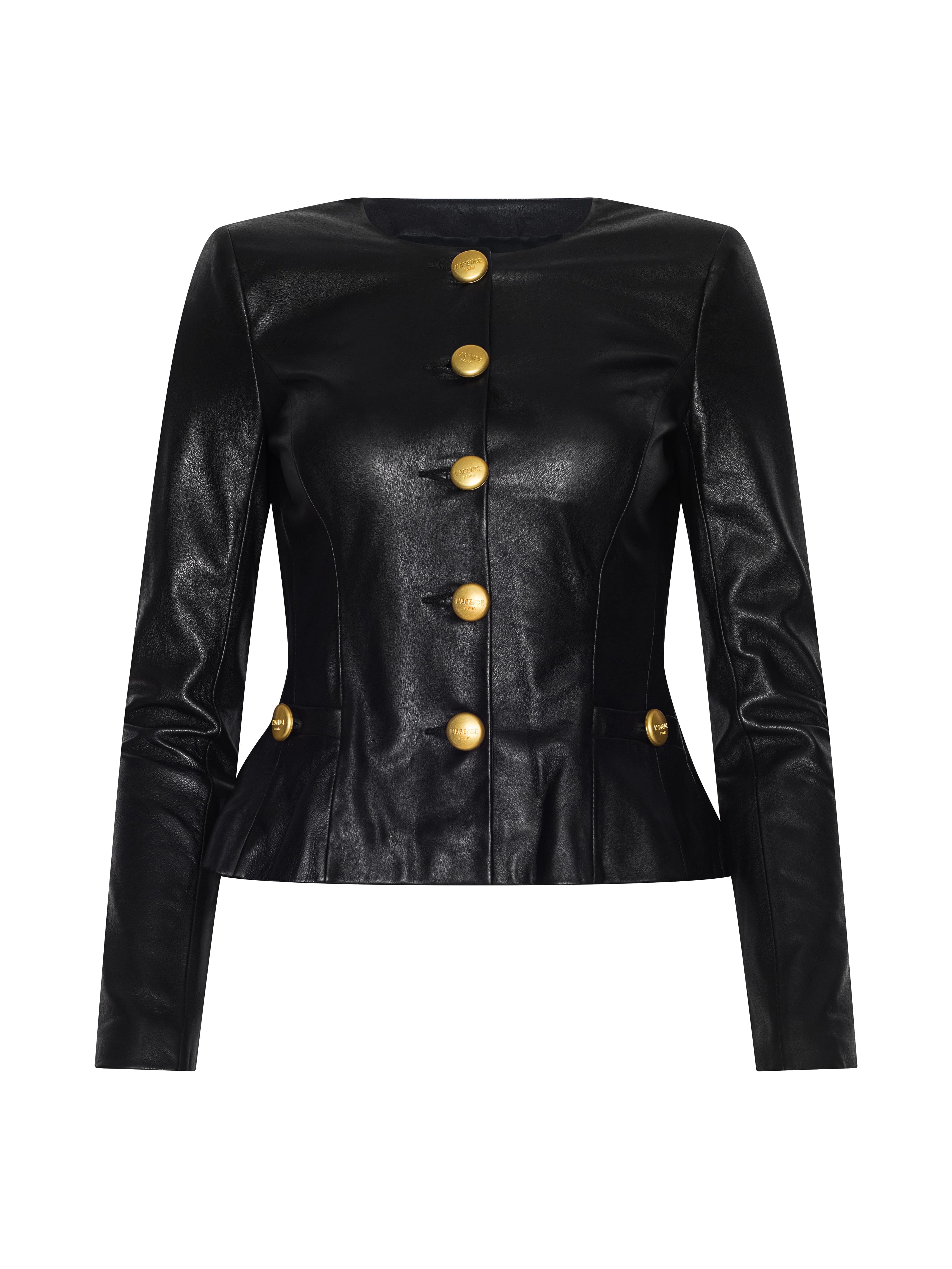 L'AGENCE - Mariella Leather Jacket - Image 12