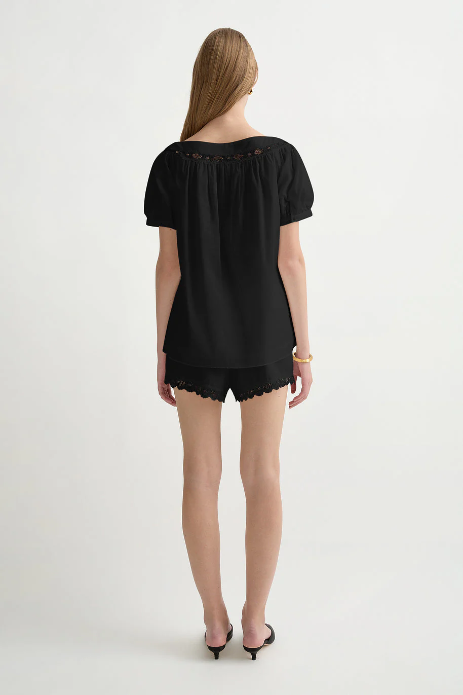 Posse - MARILYN BLOUSE - BLACK - Image 4