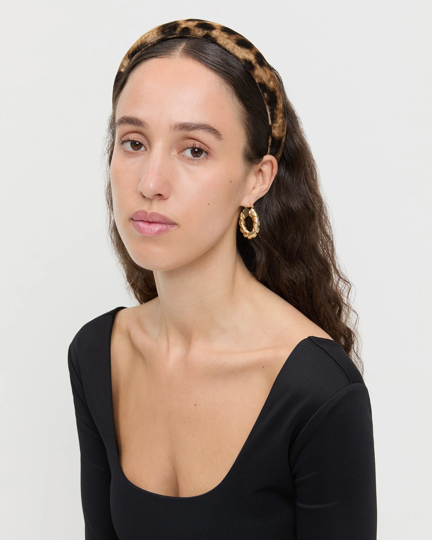Loeffler Randall - Marina Leopard Puffy Headband - Image 3
