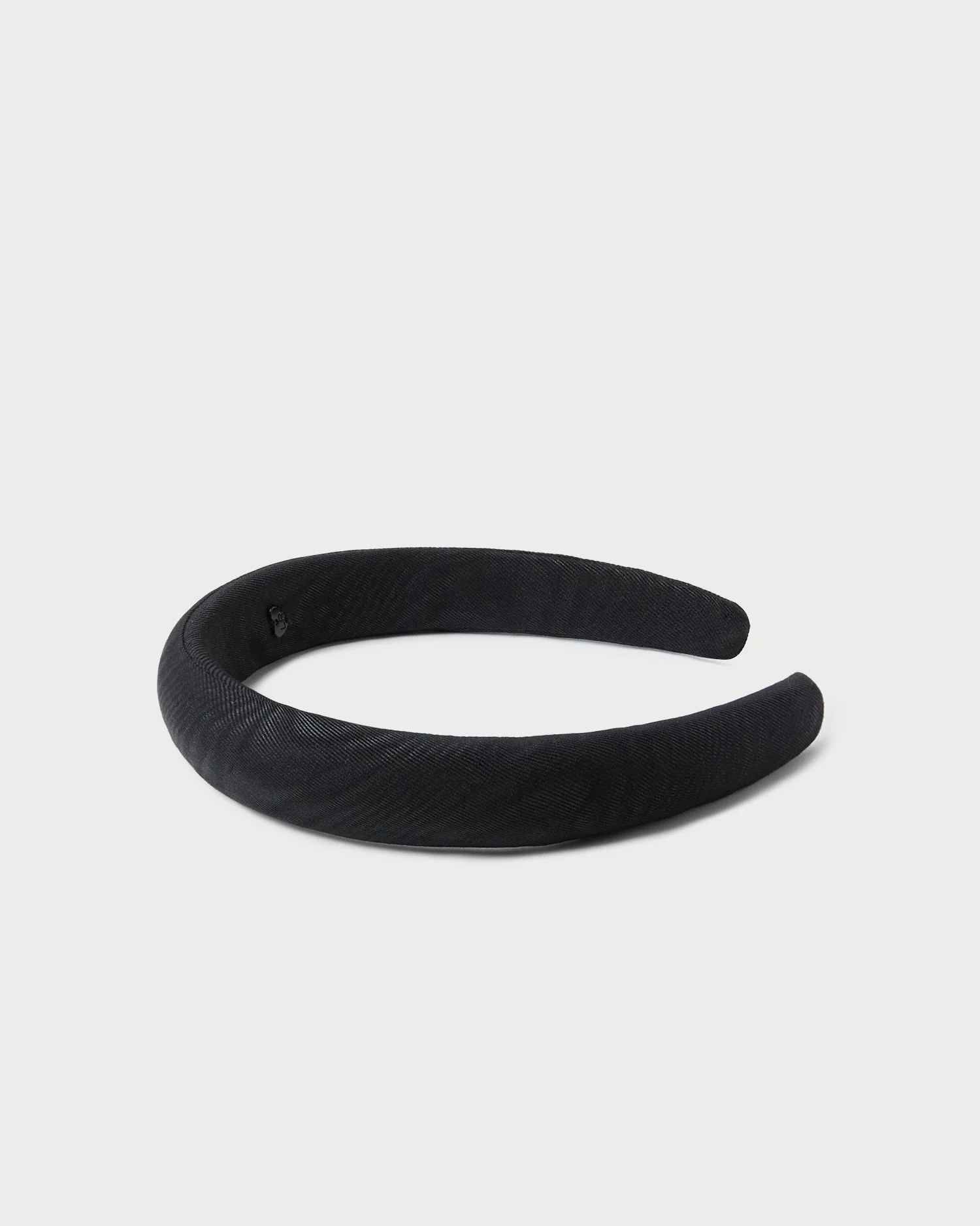 Loeffler Randall - Marina Black Moiré Puffy Headband - Image 2