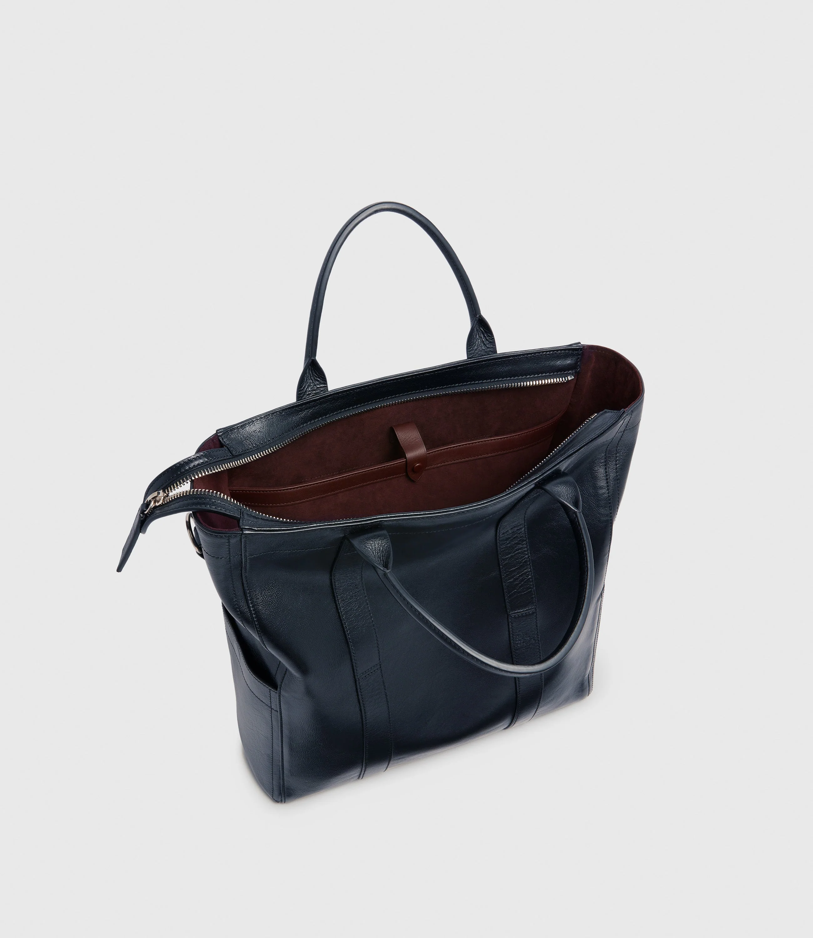 Metier - Mariner Zippered Tote Buffalo Navy - Image 3