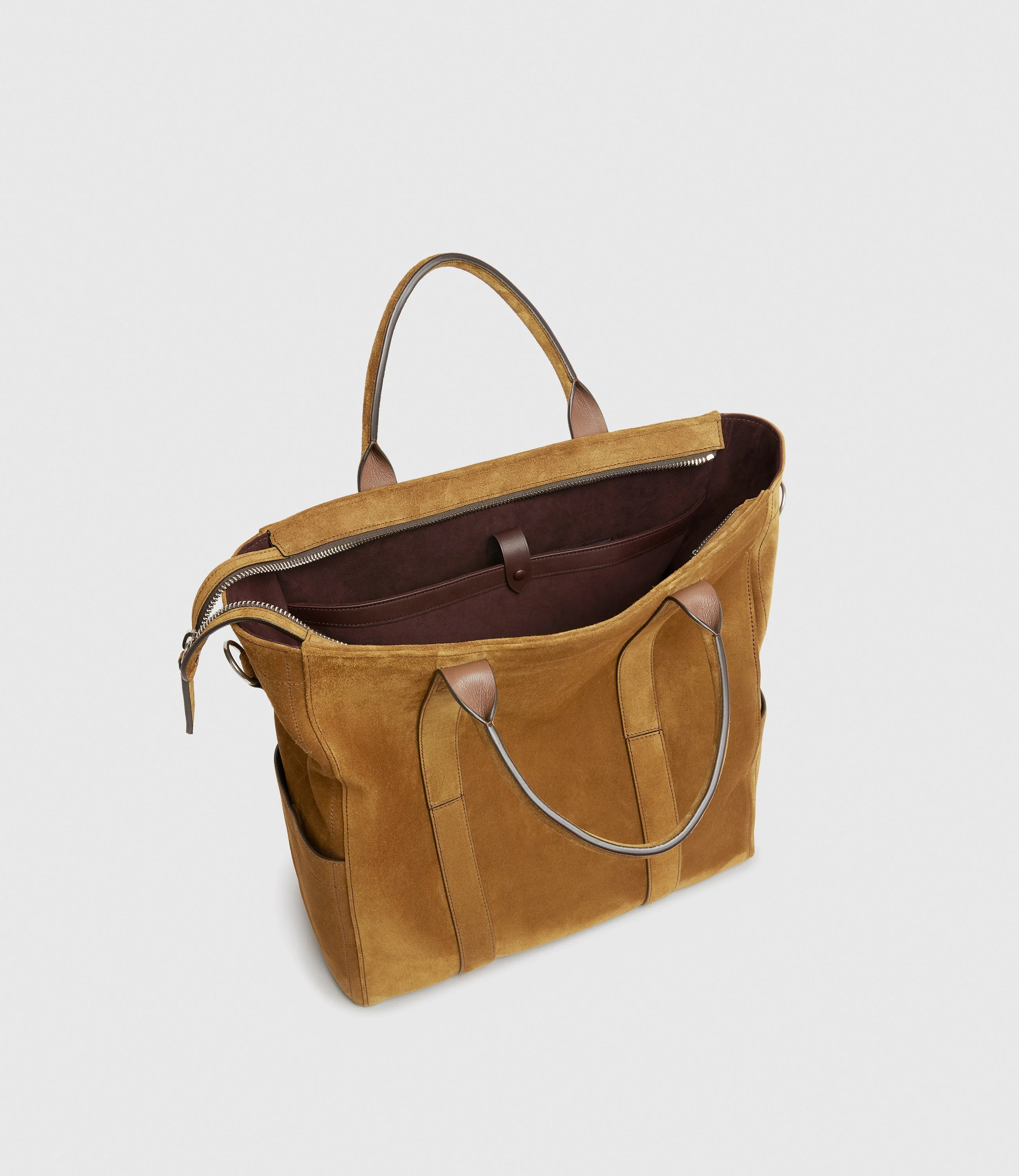Metier - Mariner Zippered Tote Suede Marrakech - Image 2