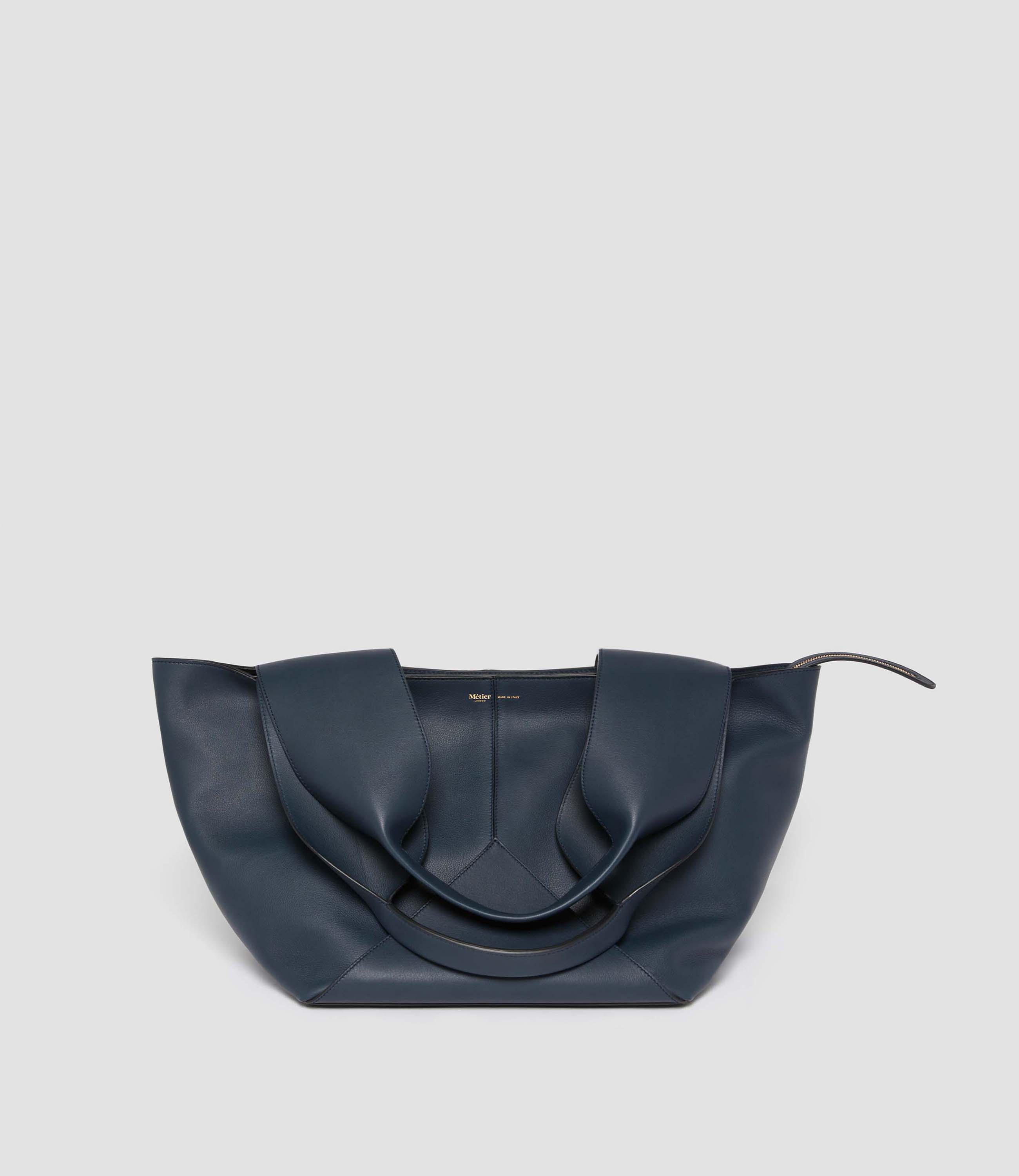 Metier - Market Bag Smooth Calfskin Navy