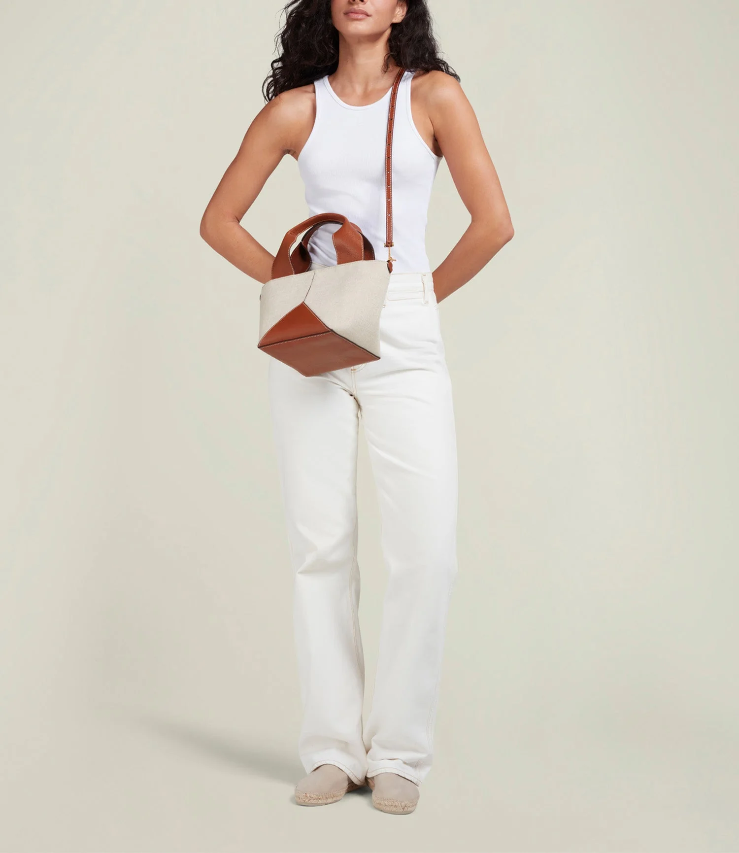 Metier - Market Mini Natural Linen with Cognac - Image 5