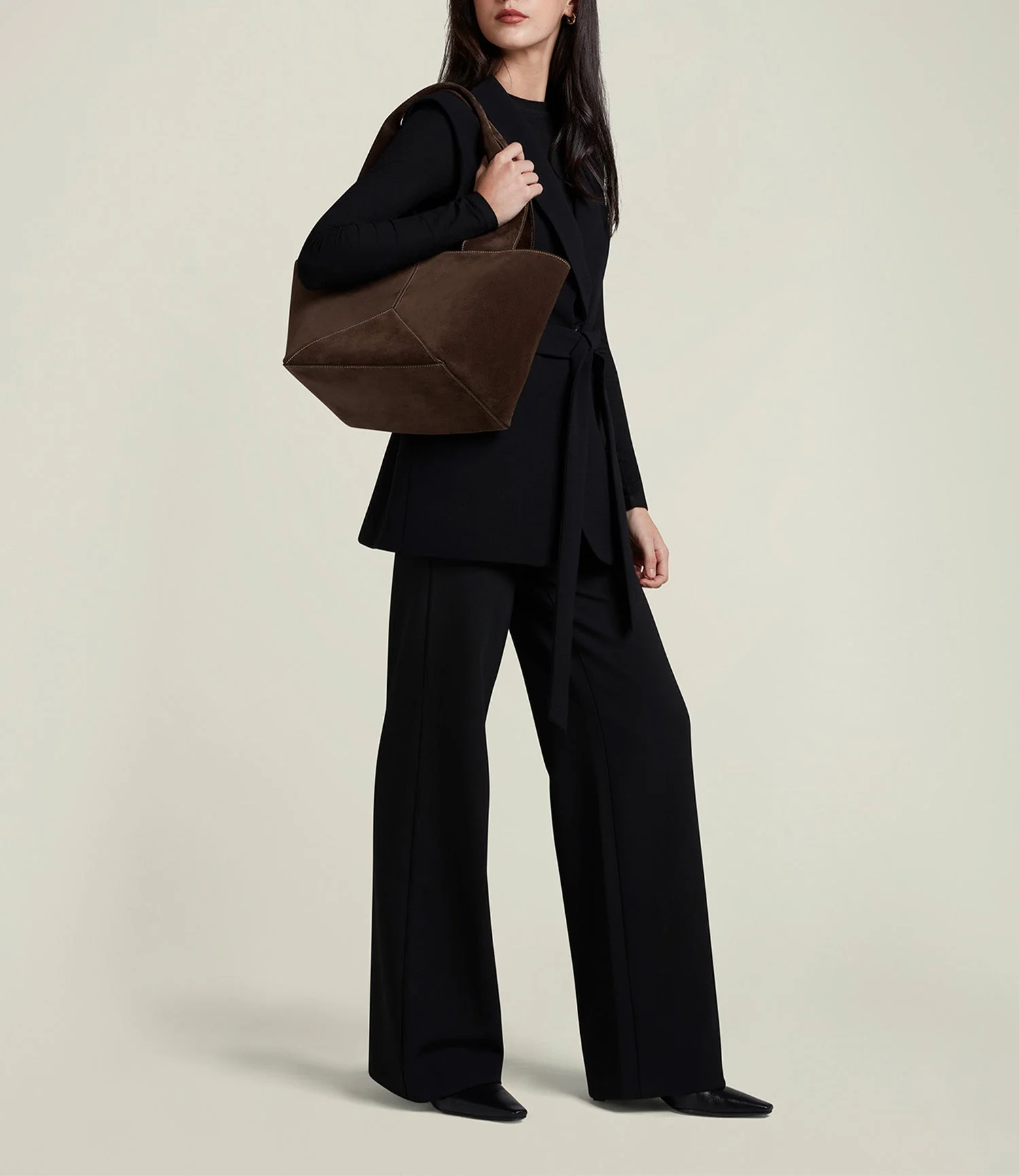 Metier - Market Small Suede Chocolate - Image 4