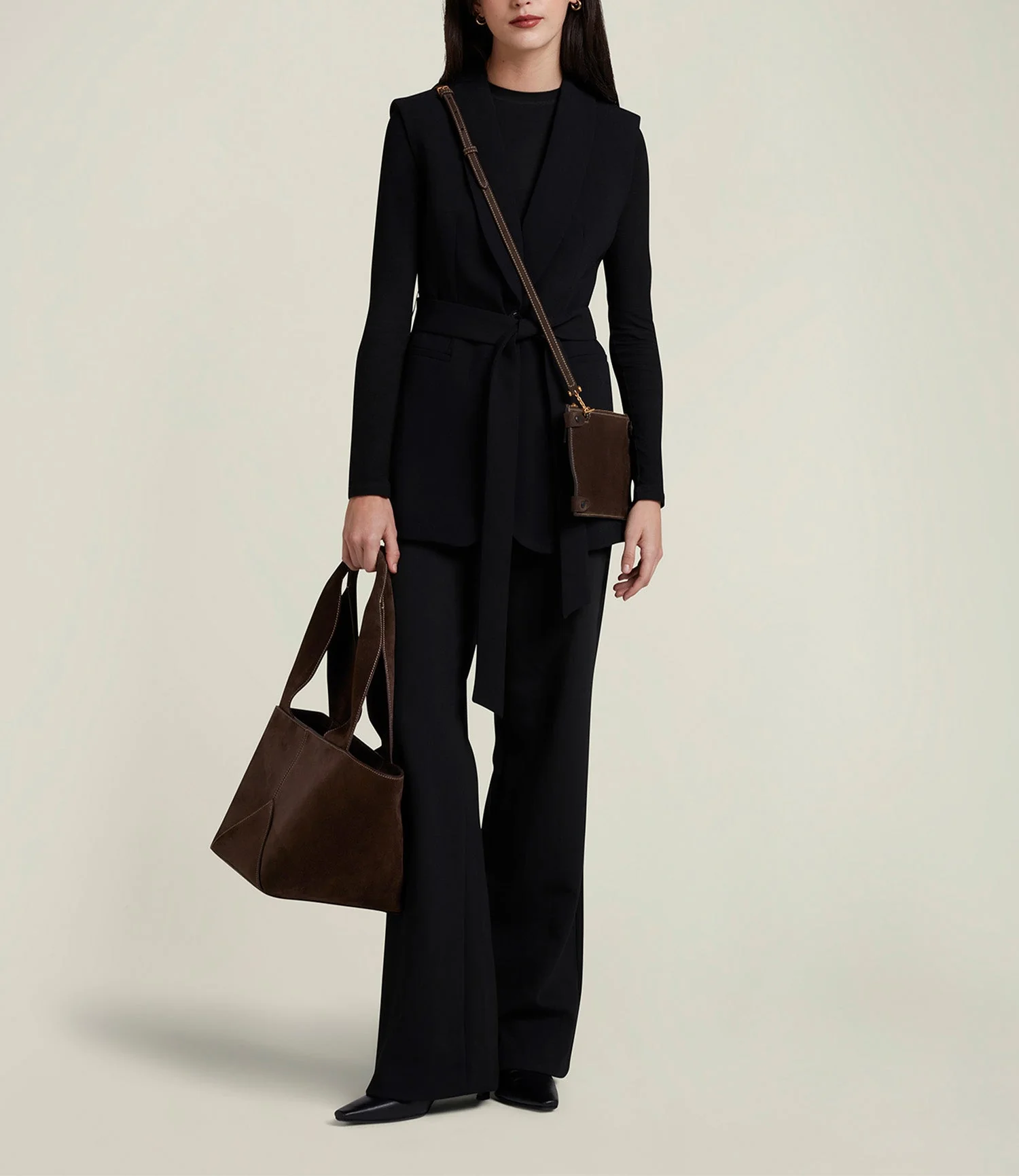 Metier - Market Small Suede Chocolate - Image 5