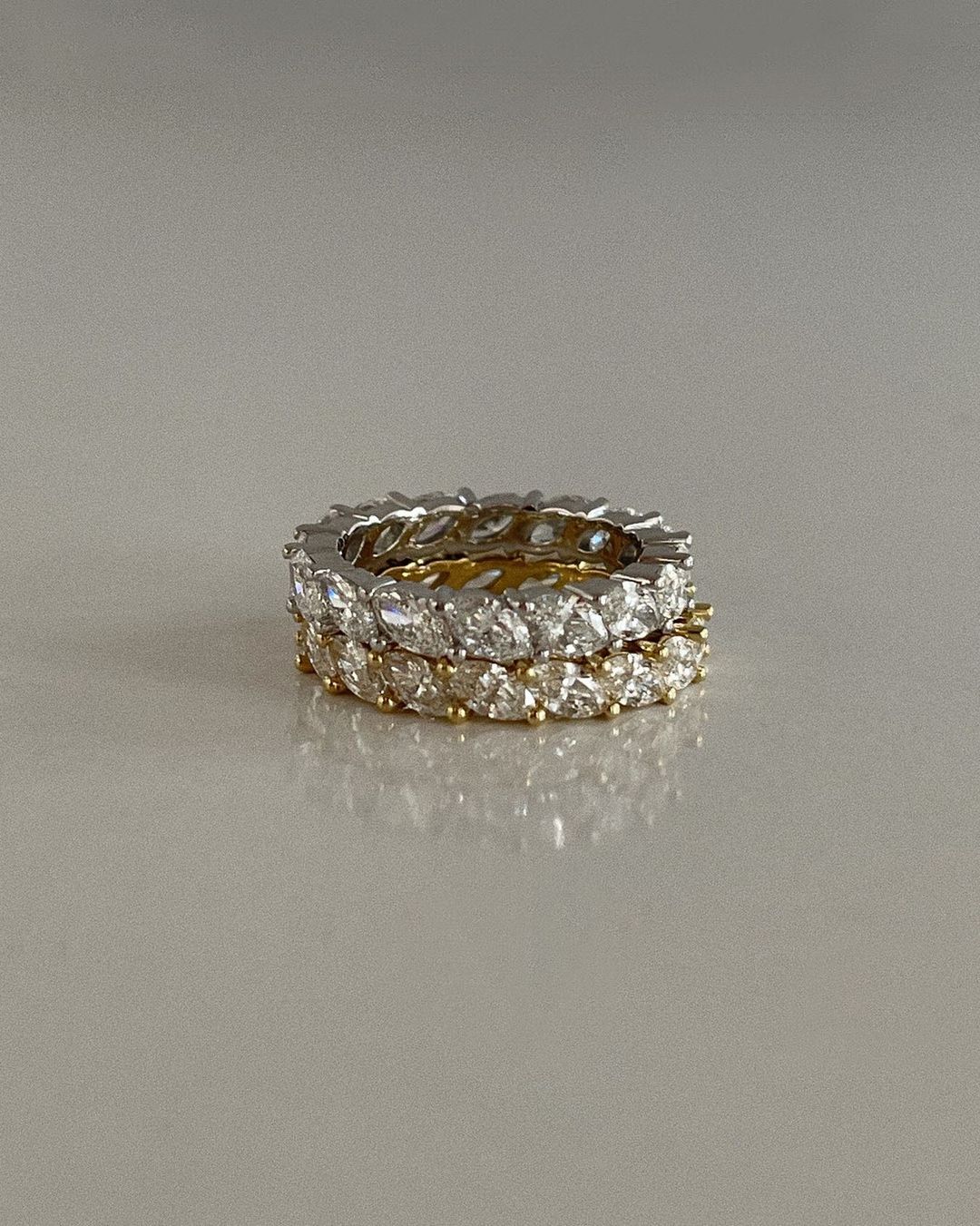 Kinn - Marquise Eternity Ring Diamond White Gold - Image 3