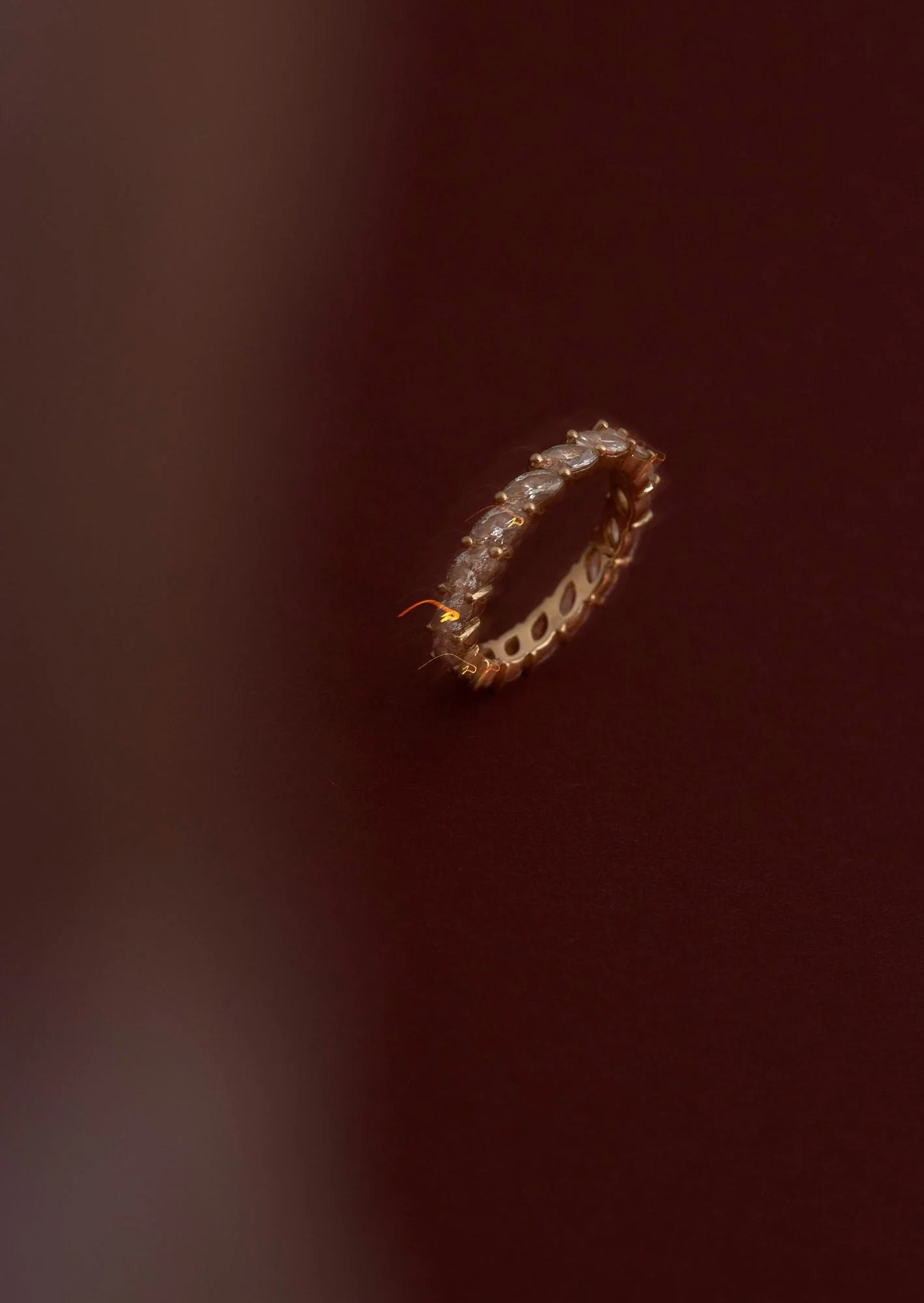 Kinn - Marquise Eternity Ring Diamond Yellow Gold - Image 10