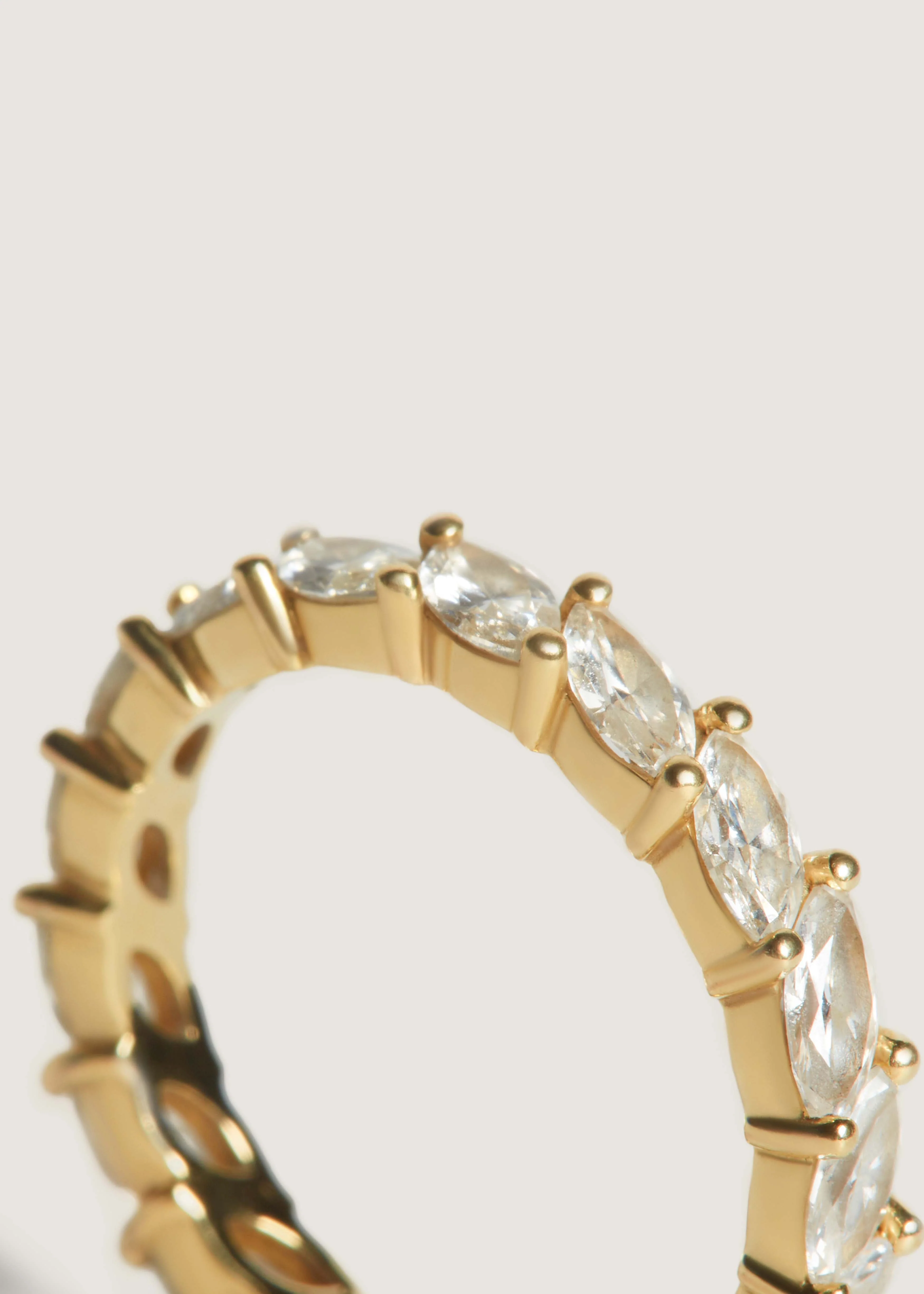 Kinn - Marquise Eternity Ring Diamond Yellow Gold - Image 6