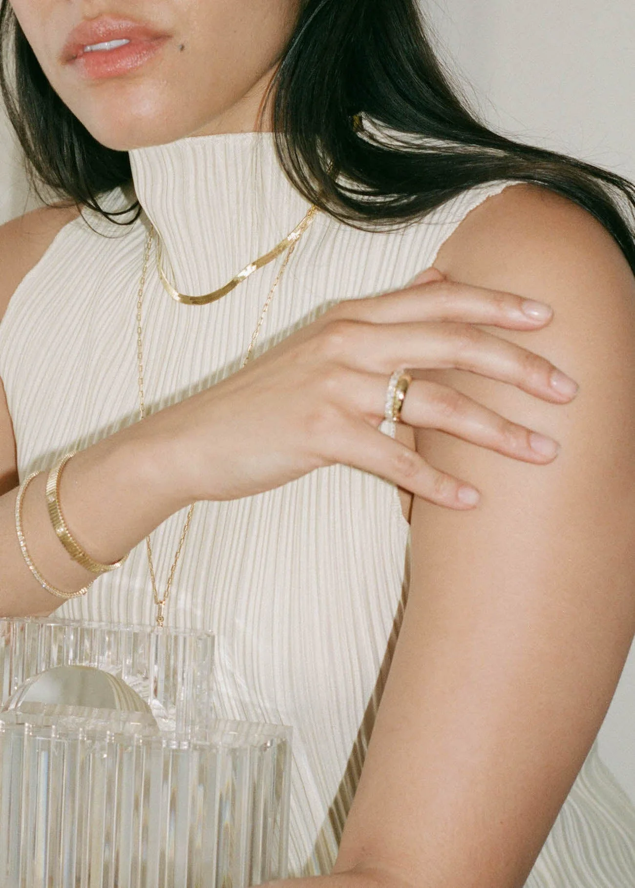 Kinn - Marquise Eternity Ring Diamond Yellow Gold - Image 8