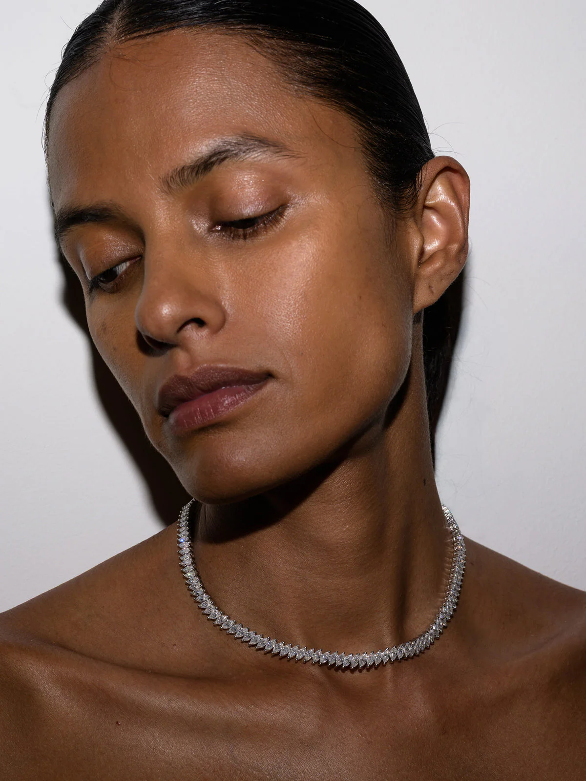 Dorsey - MARQUISE RIVIÈRE NECKLACE IN MOISSANITE - Image 5