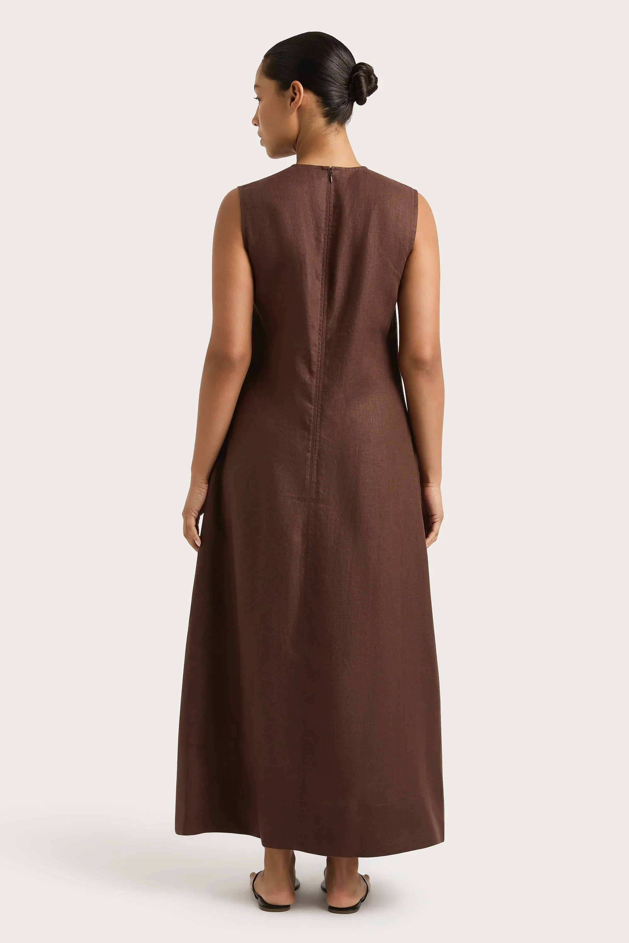 Faithfull - Marteret Midi Dress Bistre - Final Sale - Image 10