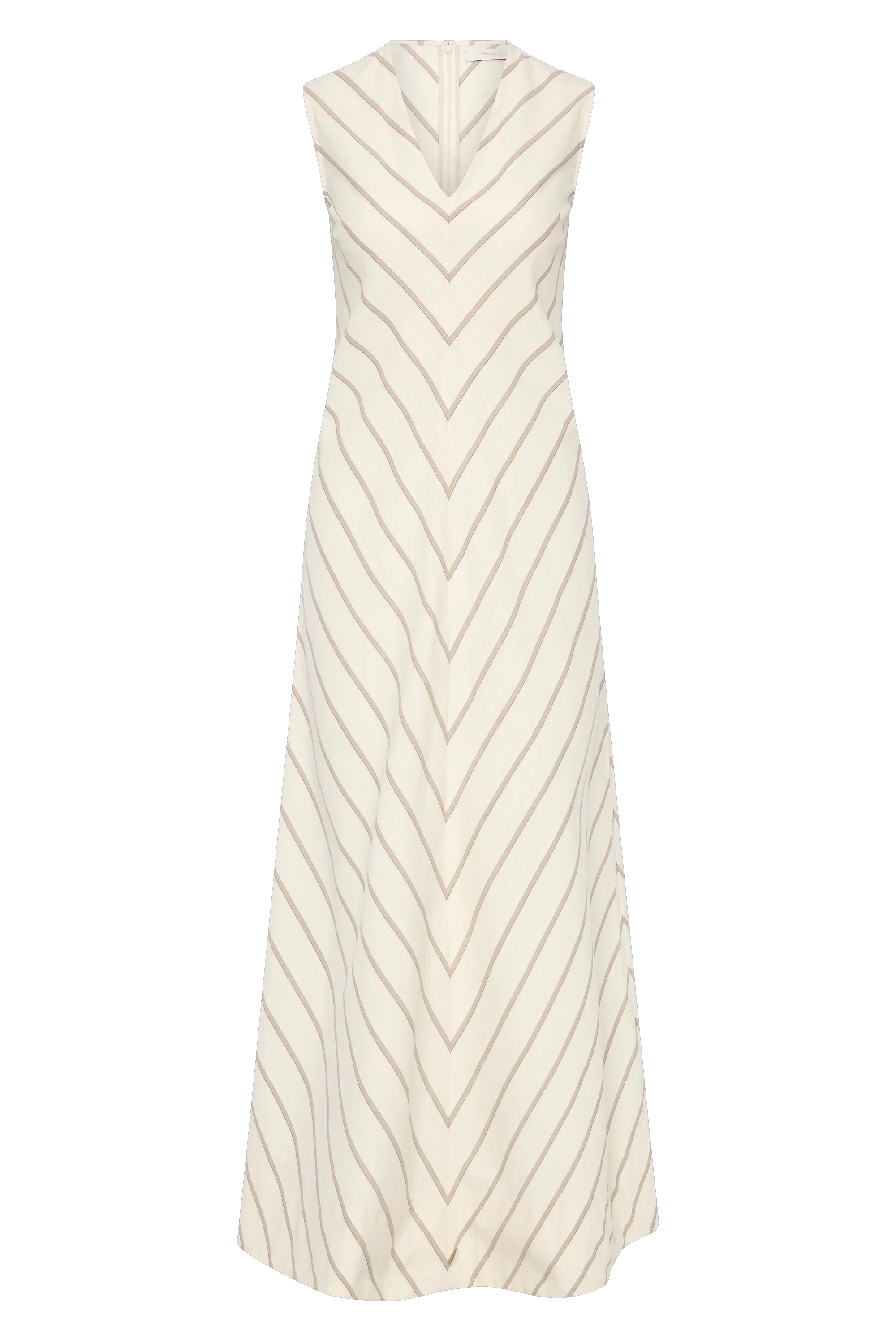 Faithfull - Marteret Stripe Midi Dress Shadow Stripe Butter - Final Sale - Image 7