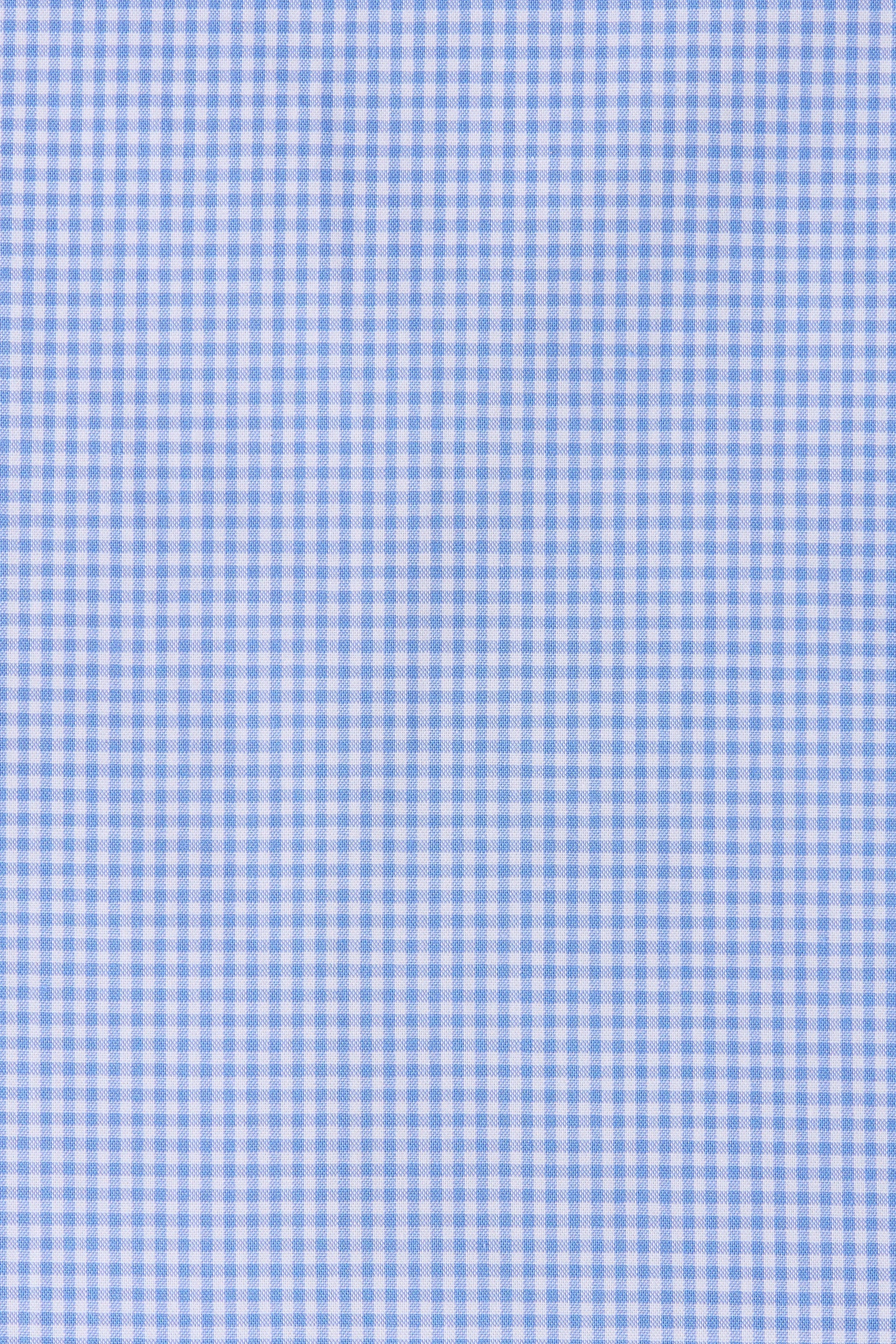 Faithfull - Martine Pant Micro Gingham Soft Blue - Final Sale - Image 5
