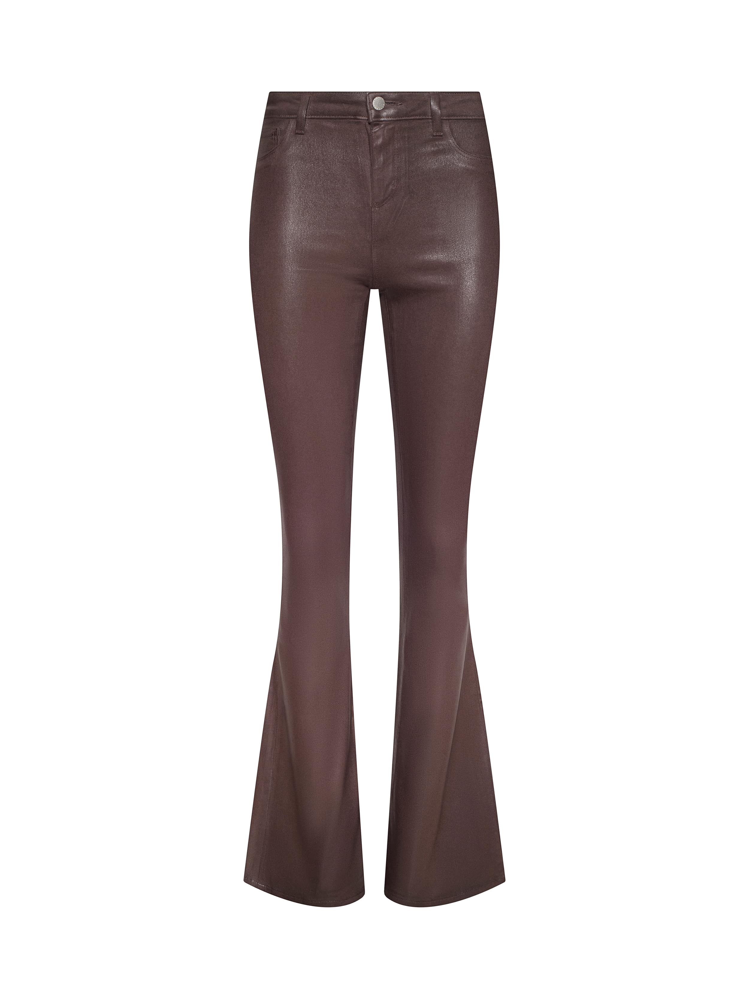 L'AGENCE - Marty Coated Flare Jean