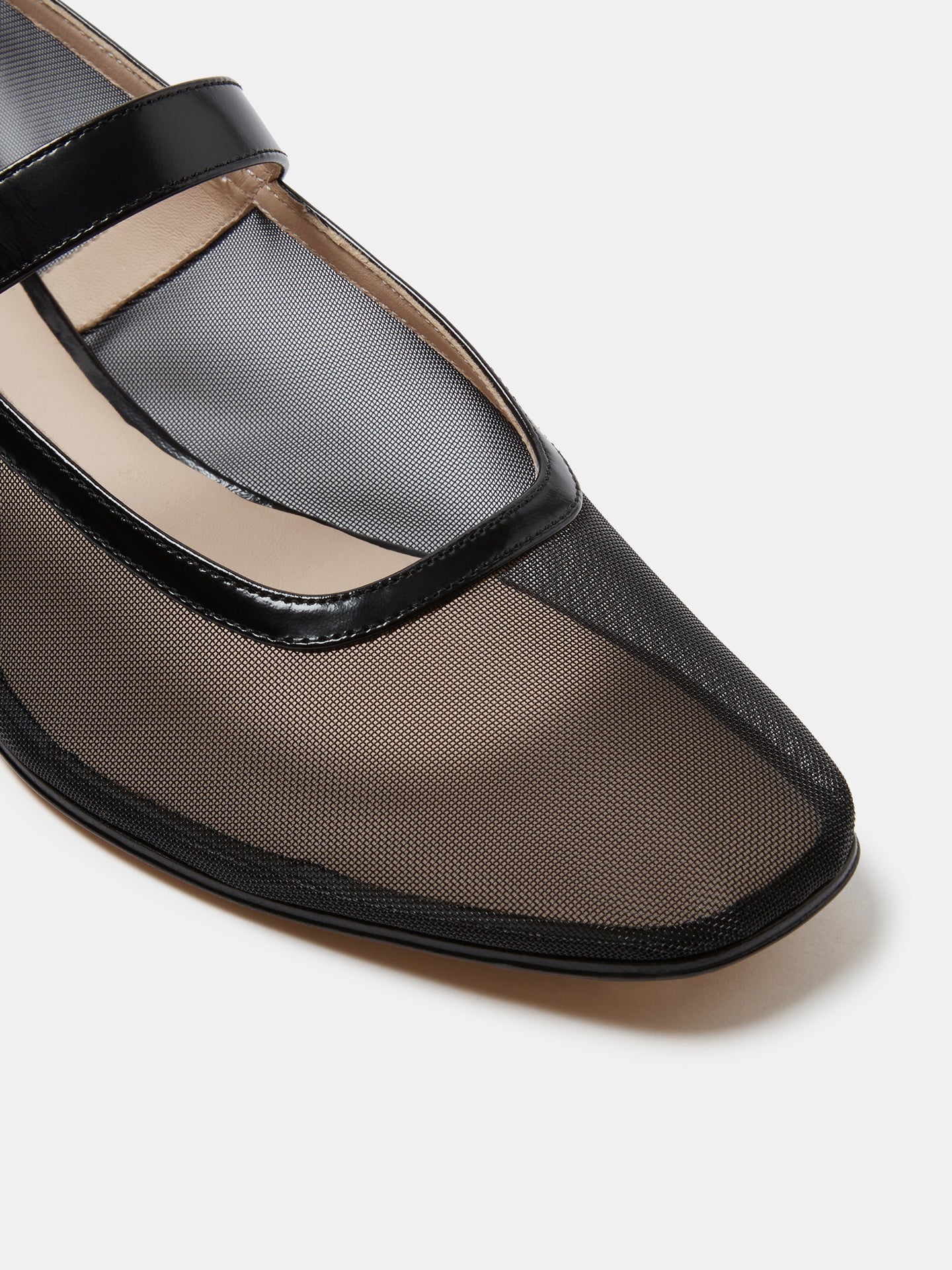 Le Monde Beryl - Ballet Mary Jane / Black Mesh - Image 4