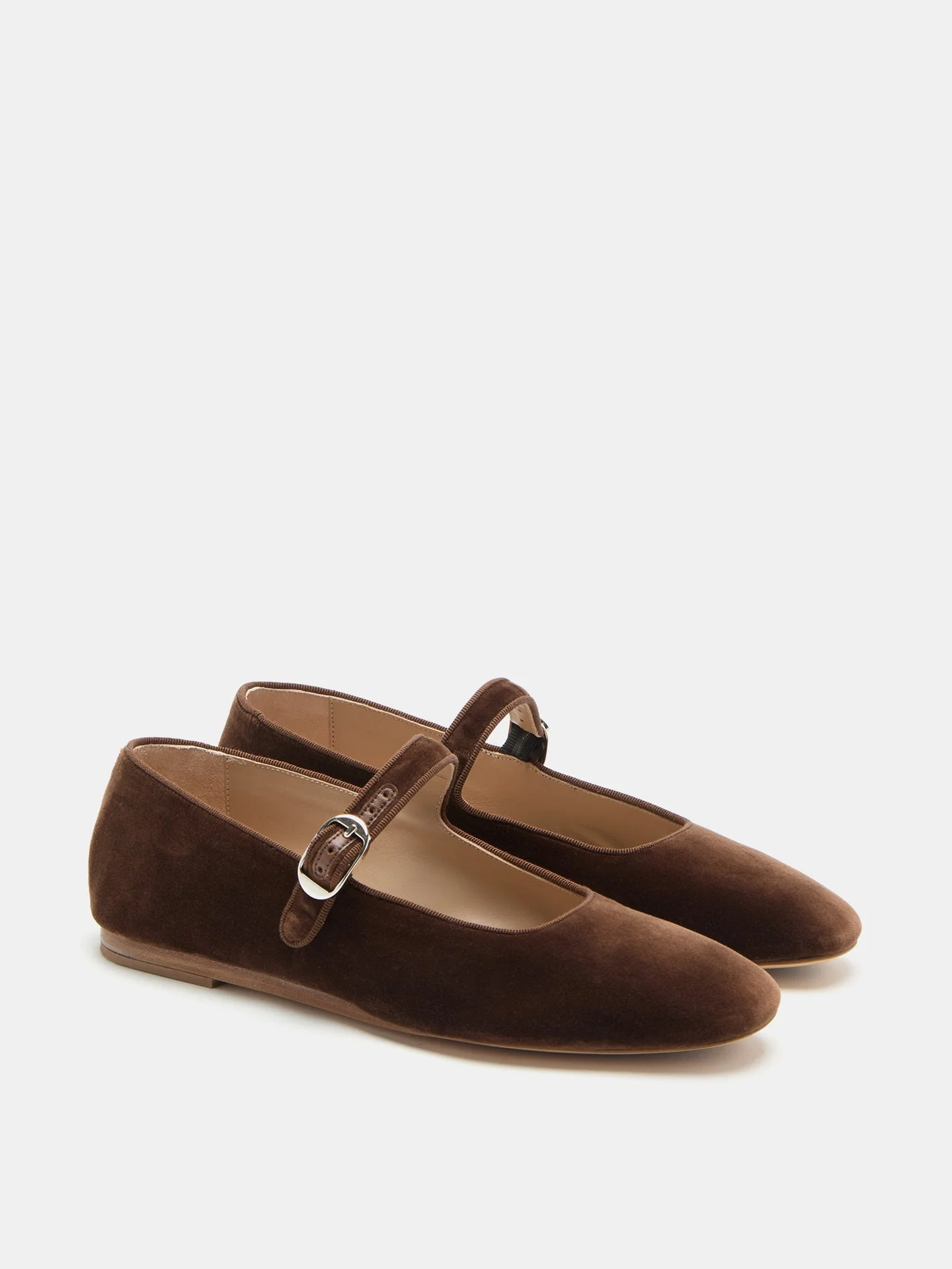 Le Monde Beryl - Mary Jane / Date Brown Velvet - Image 2