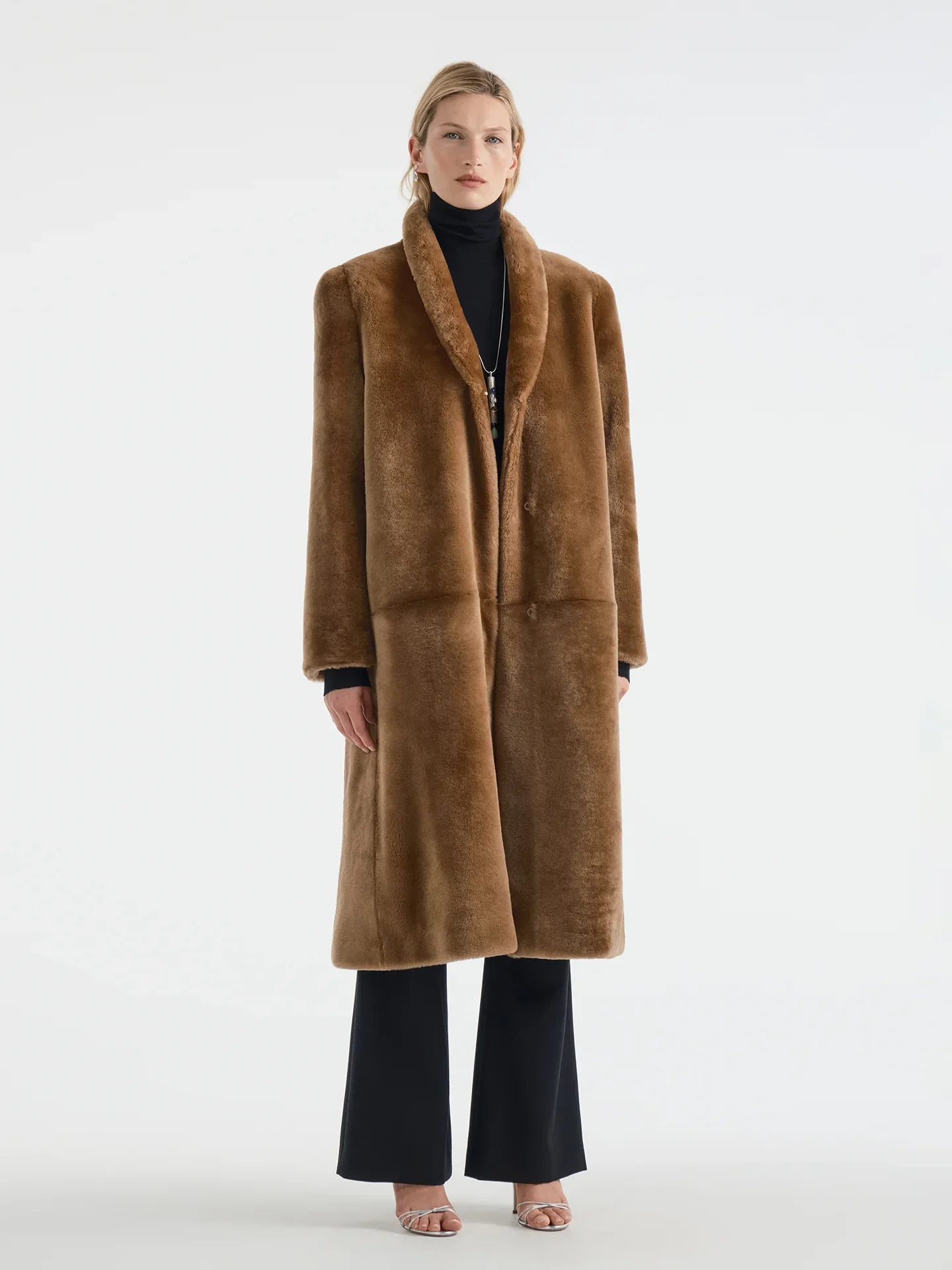 Aflalo - Maurelle Coat in Shearling - Image 2