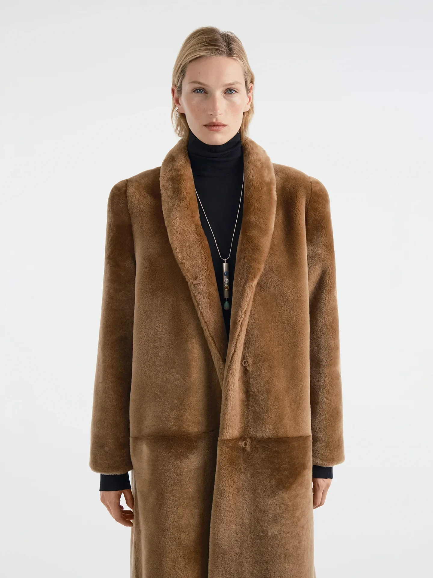 Aflalo - Maurelle Coat in Shearling - Image 3