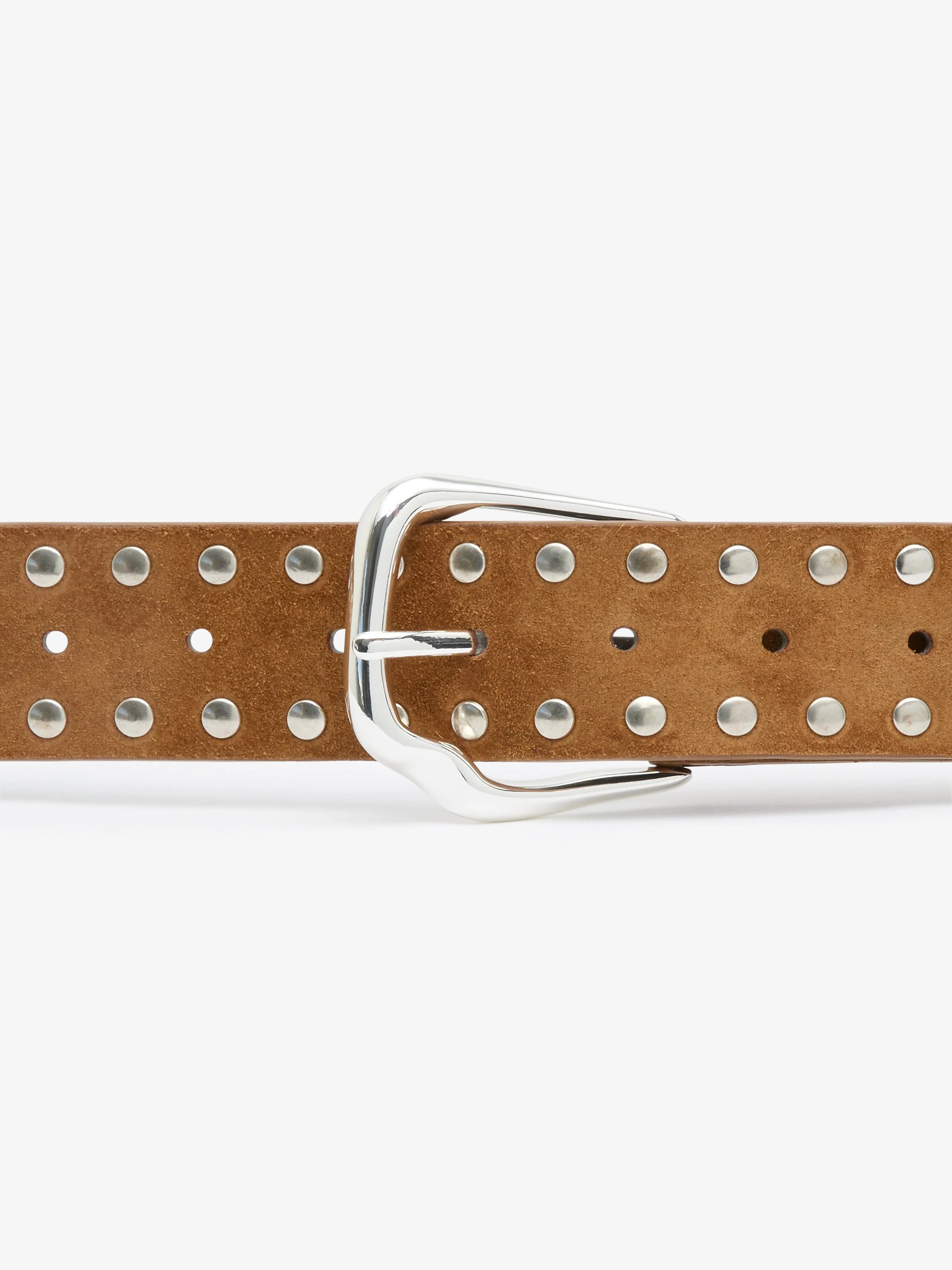 Christopher Esber - Maverick Suede Studded Belt - Image 2