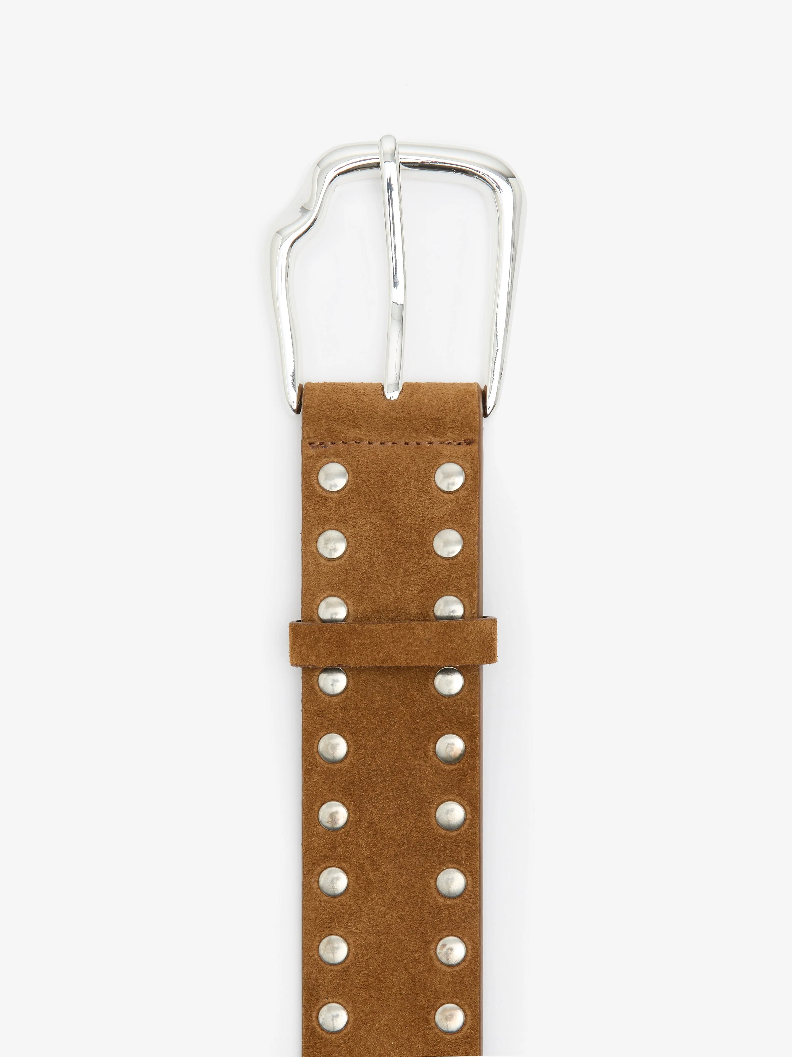 Christopher Esber - Maverick Suede Studded Belt - Image 3