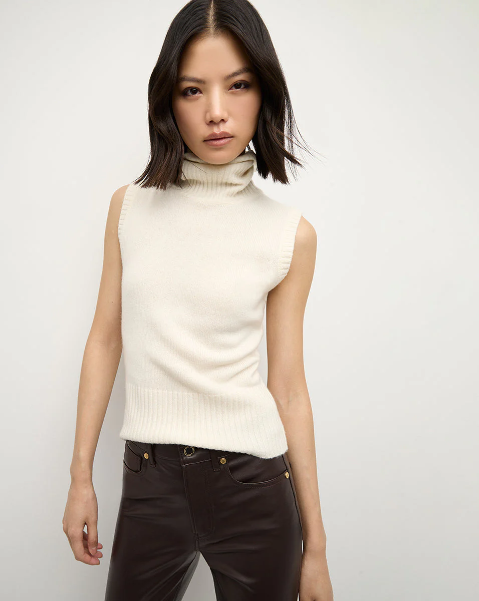 Veronica Beard - Mazzy Cashmere Sleeveless Sweater