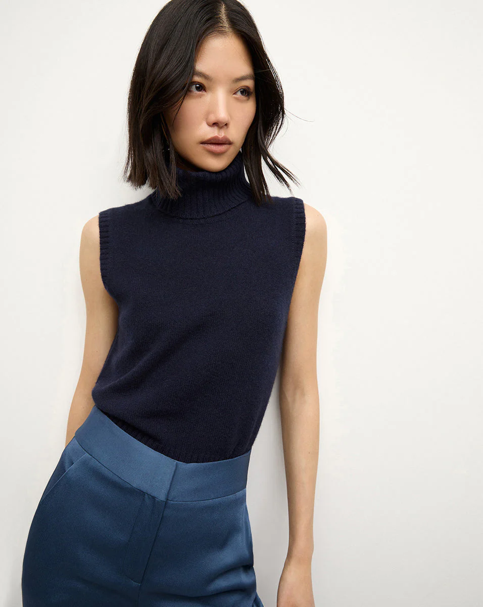 Veronica Beard - Mazzy Cashmere Sleeveless Sweater