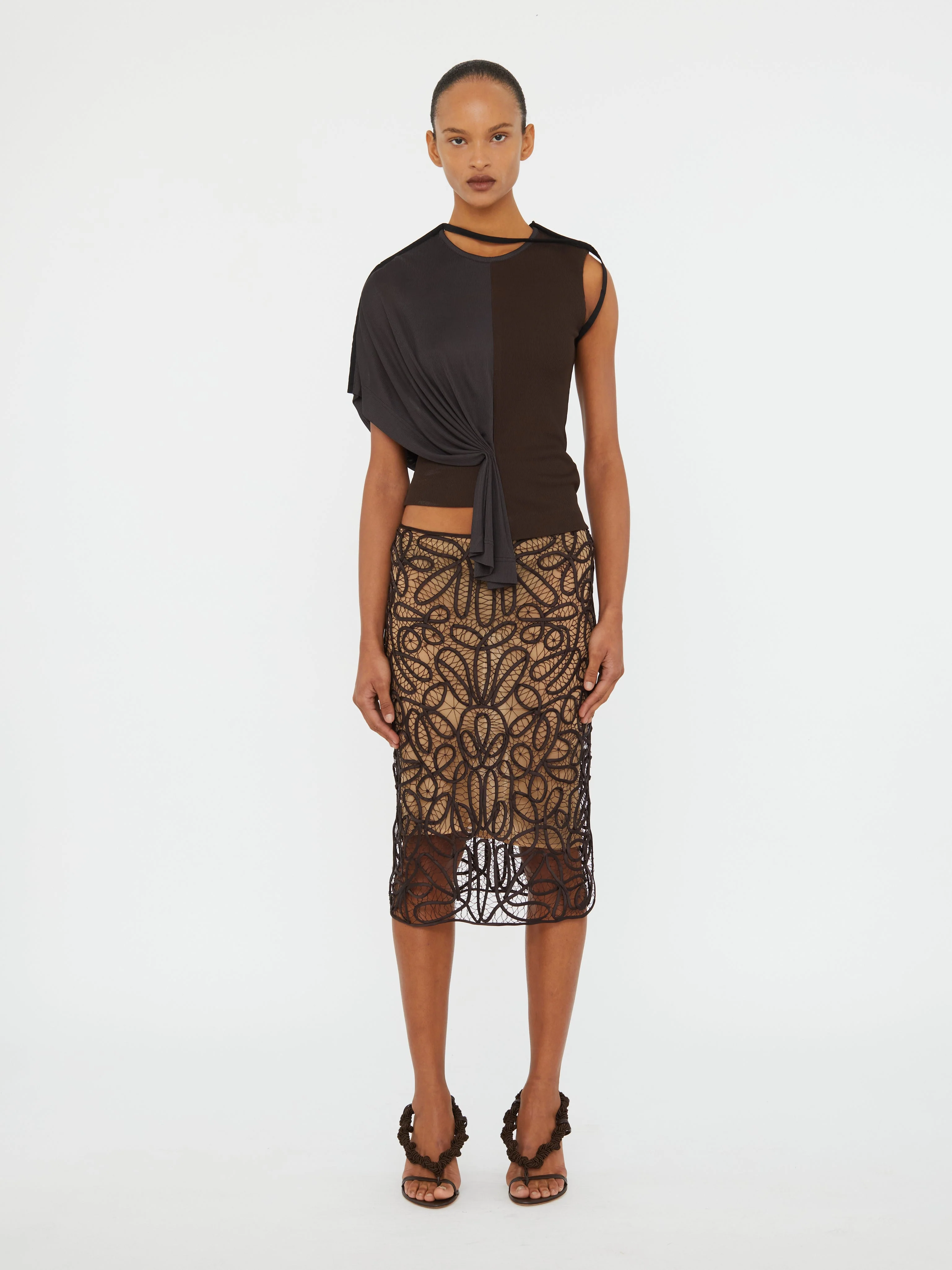 Christopher Esber - Meander Lace Skirt