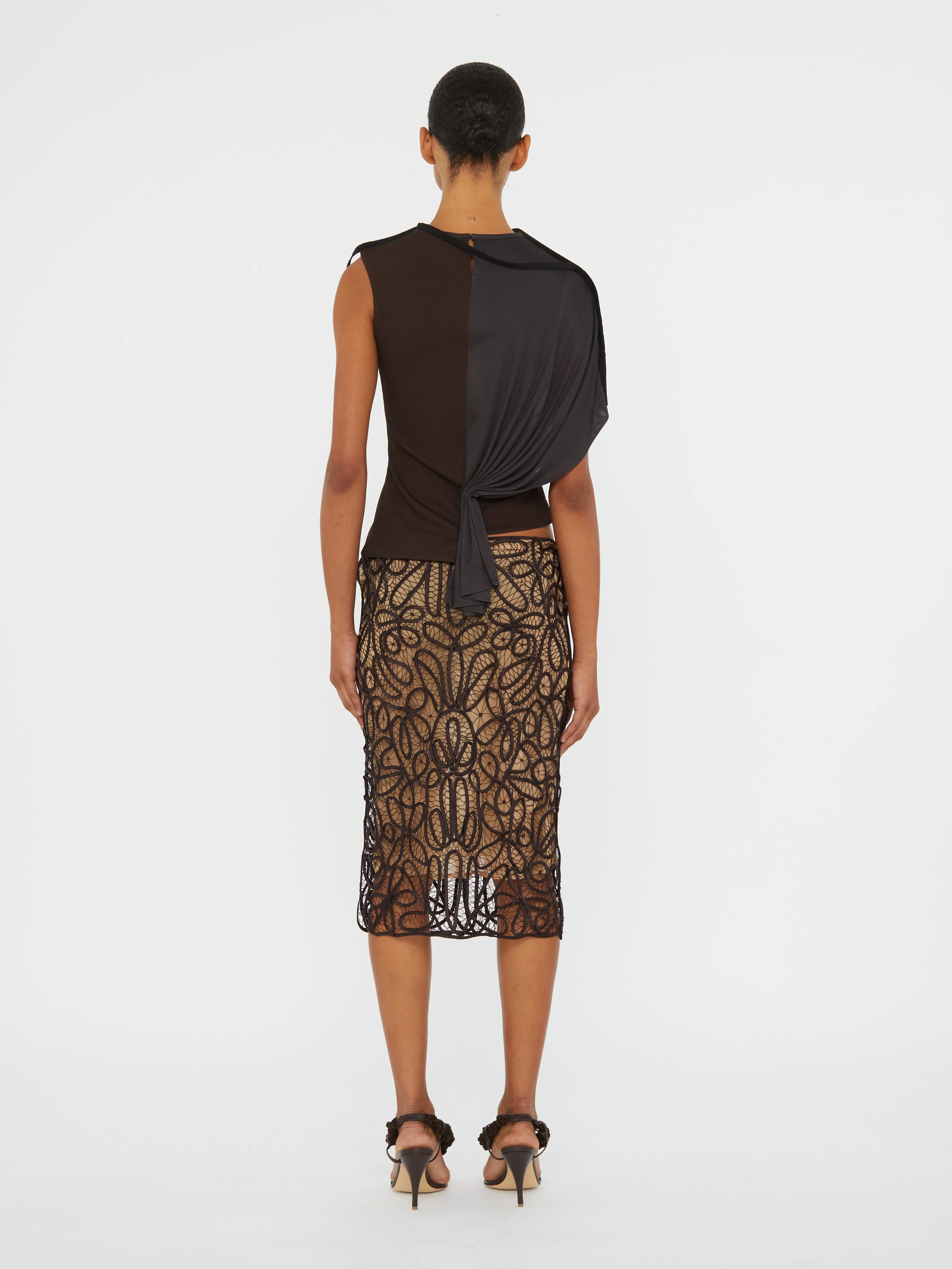 Christopher Esber - Meander Lace Skirt - Image 6