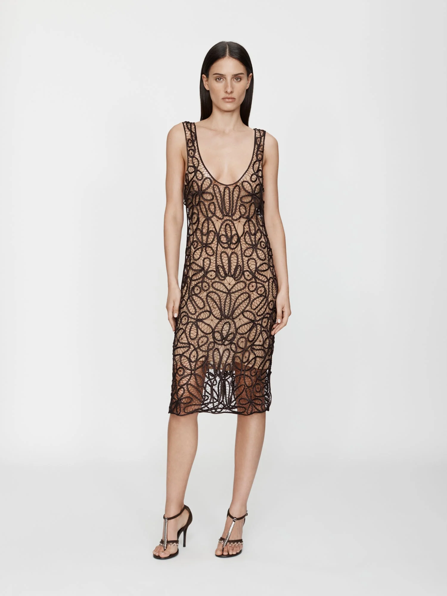 Christopher Esber - Meander Lace Tank Dress