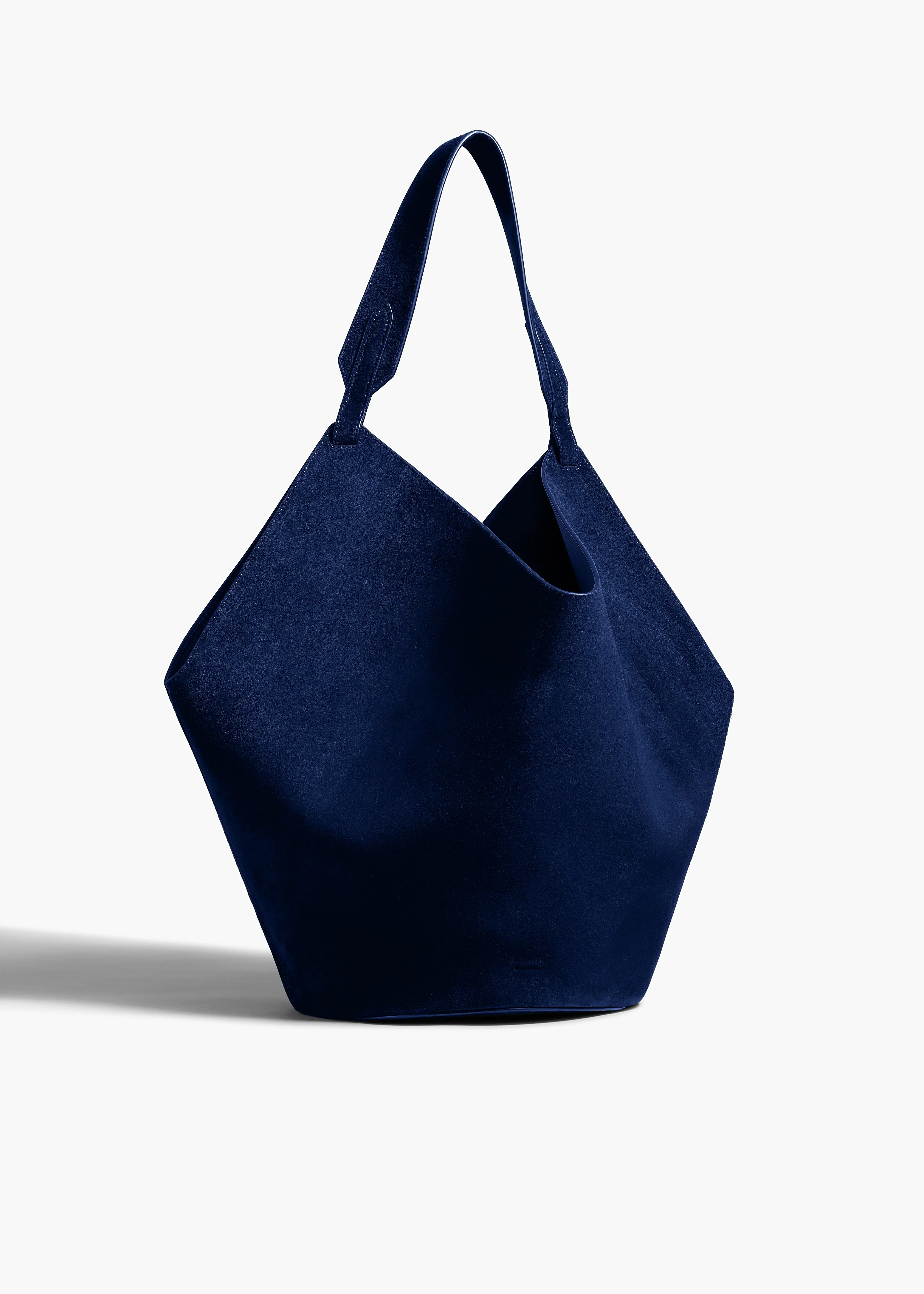 Khaite - Medium Lotus Tote in Midnight Suede - Image 6