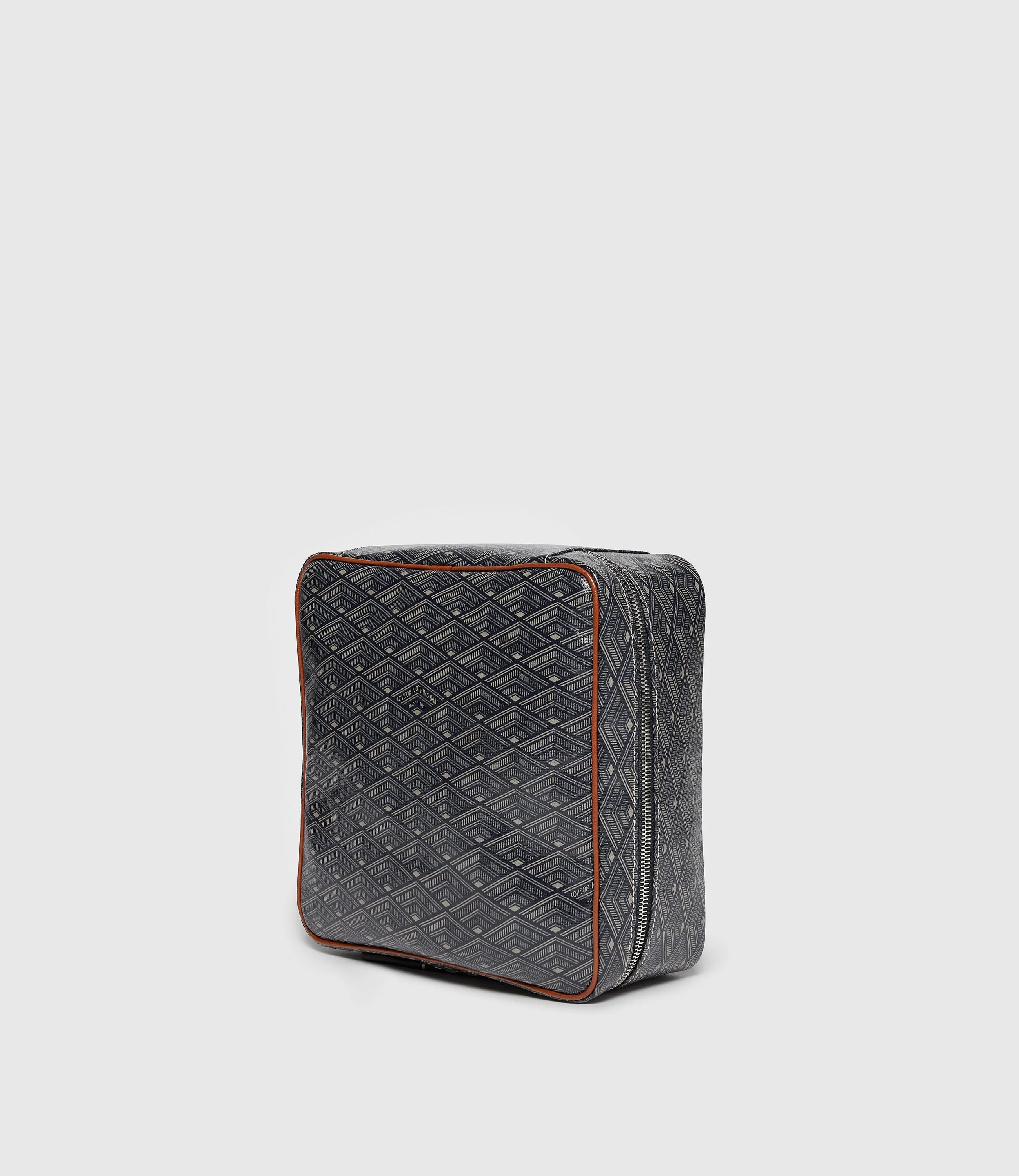 Metier - Medium Travel Organiser Signature Canvas Navy - Image 2