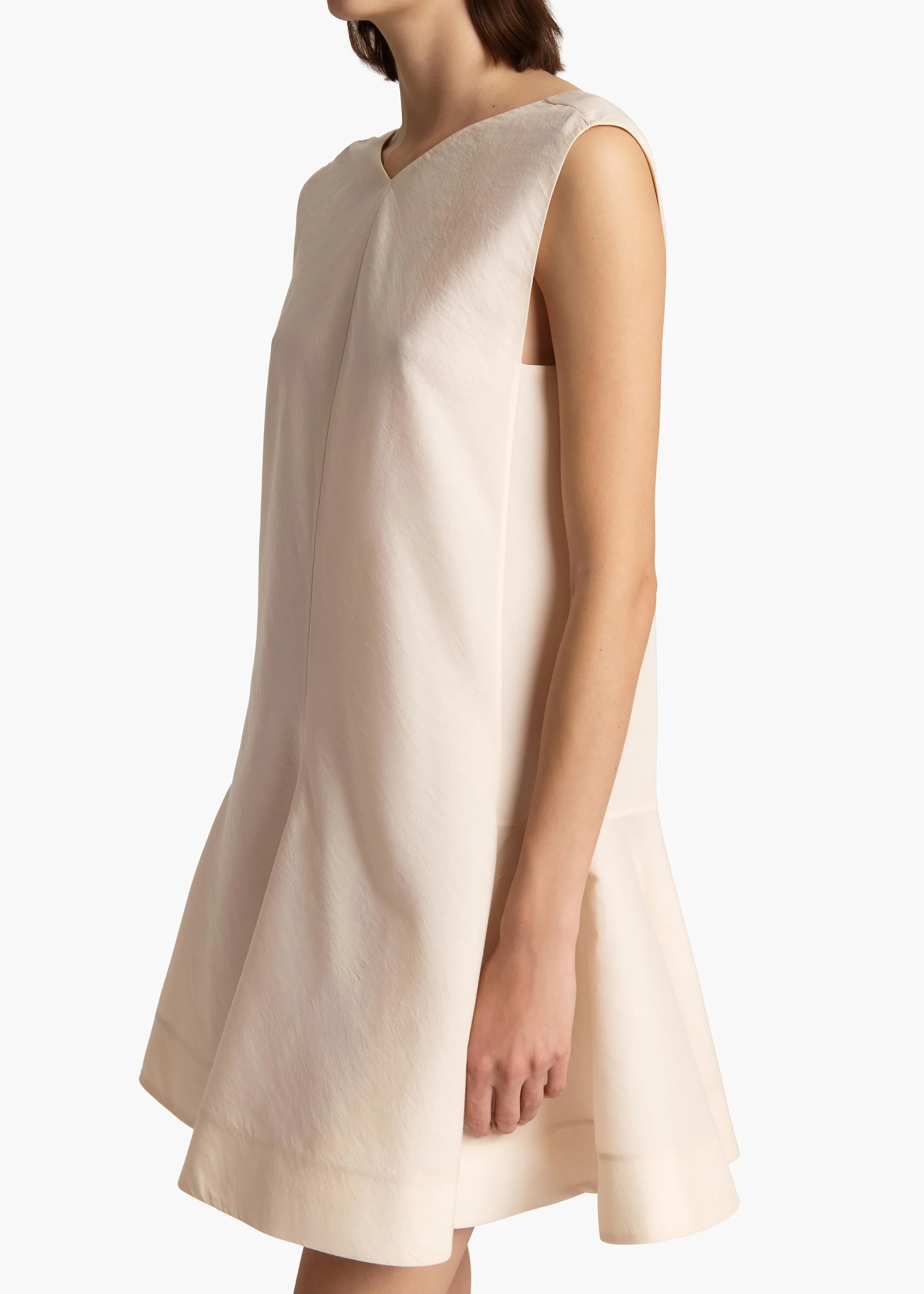 Khaite - Mel Dress in Natural Silk Organza - Image 4