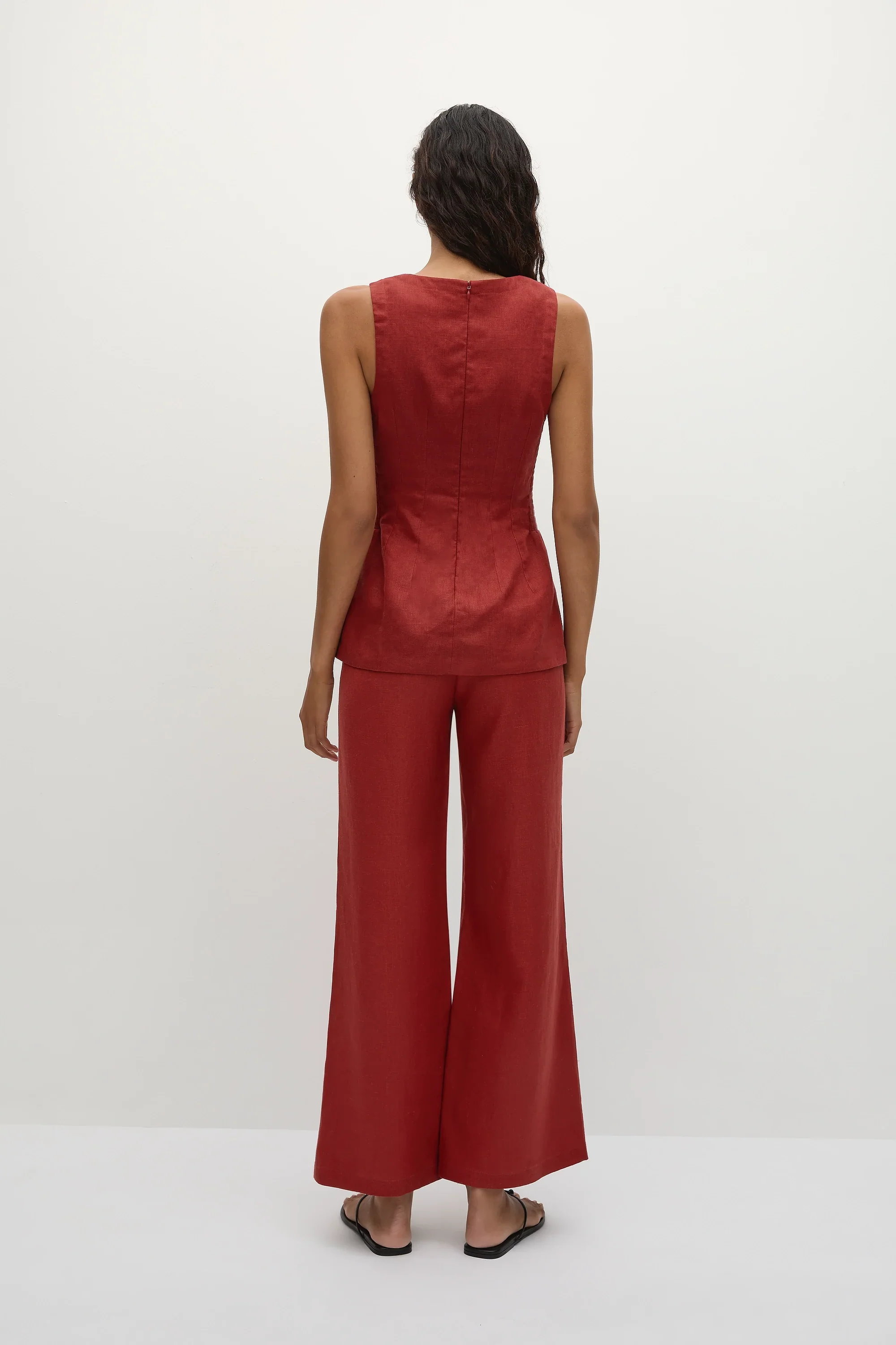 Faithfull - Melia Top Deep Red - Final Sale - Image 4