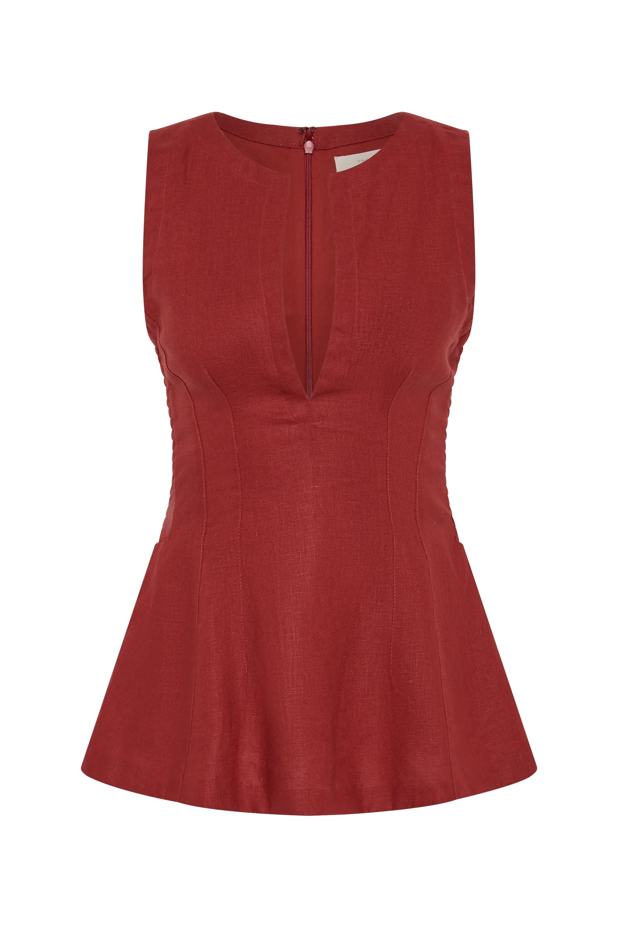 Faithfull - Melia Top Deep Red - Final Sale - Image 7