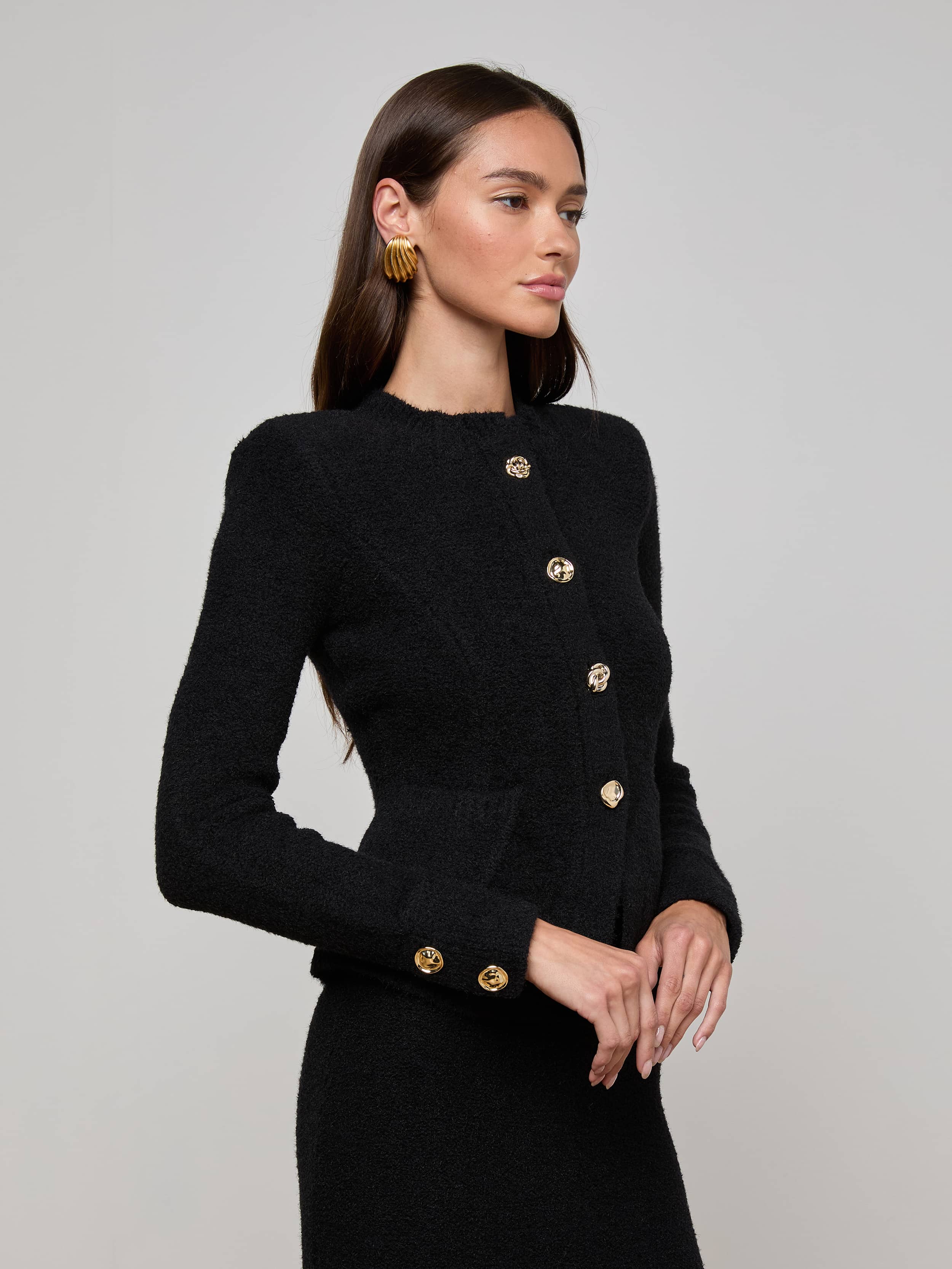 L'AGENCE - Melissa Knit Cardigan - Image 8