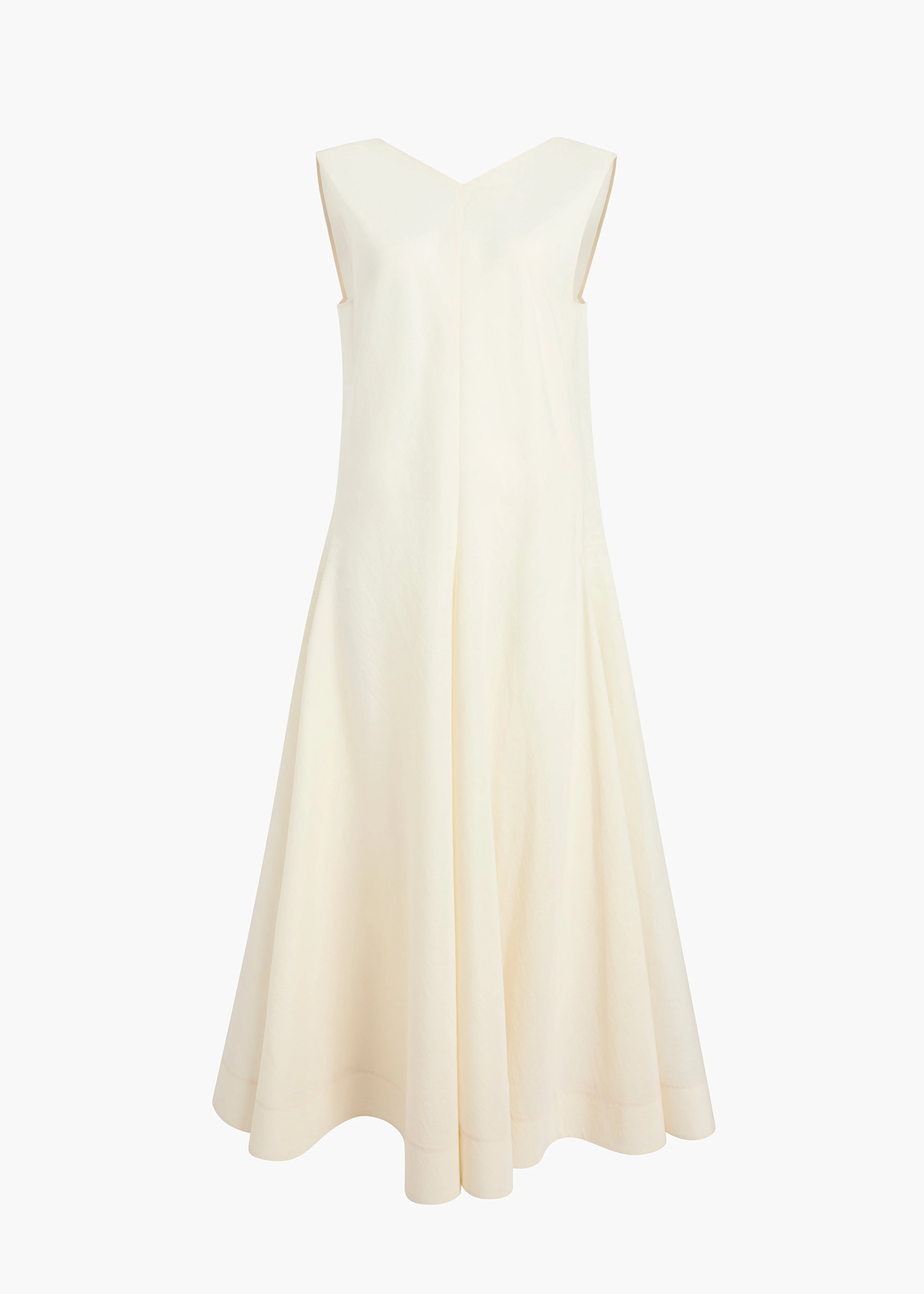 Khaite - Mellie Dress in Natural Silk Organza - Image 8
