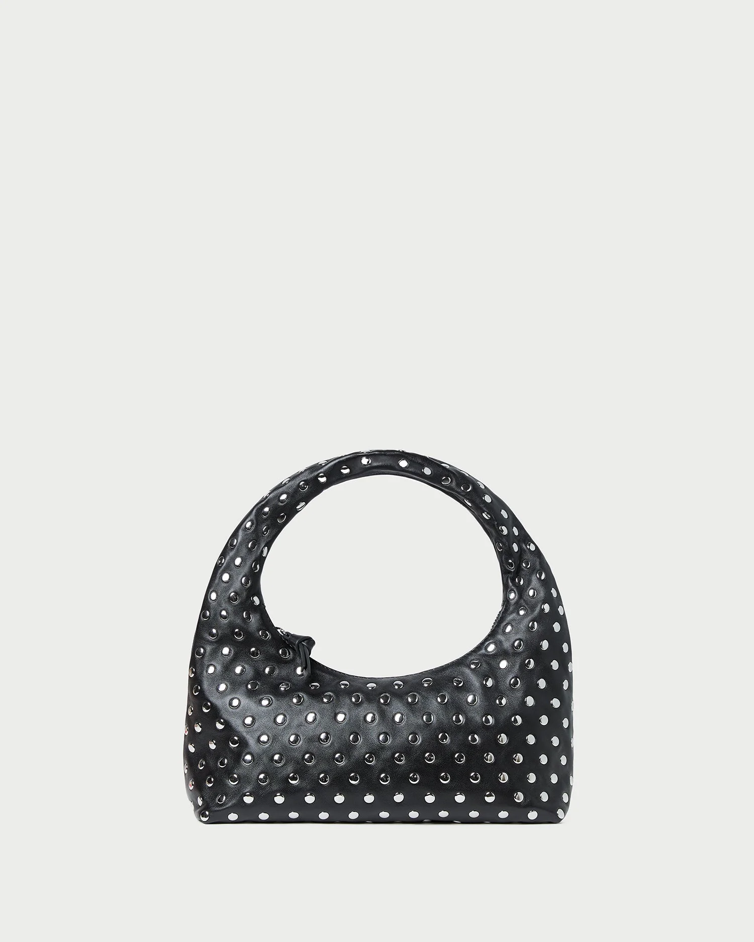 Loeffler Randall - Mercer Black/Silver Leather Shoulder Bag